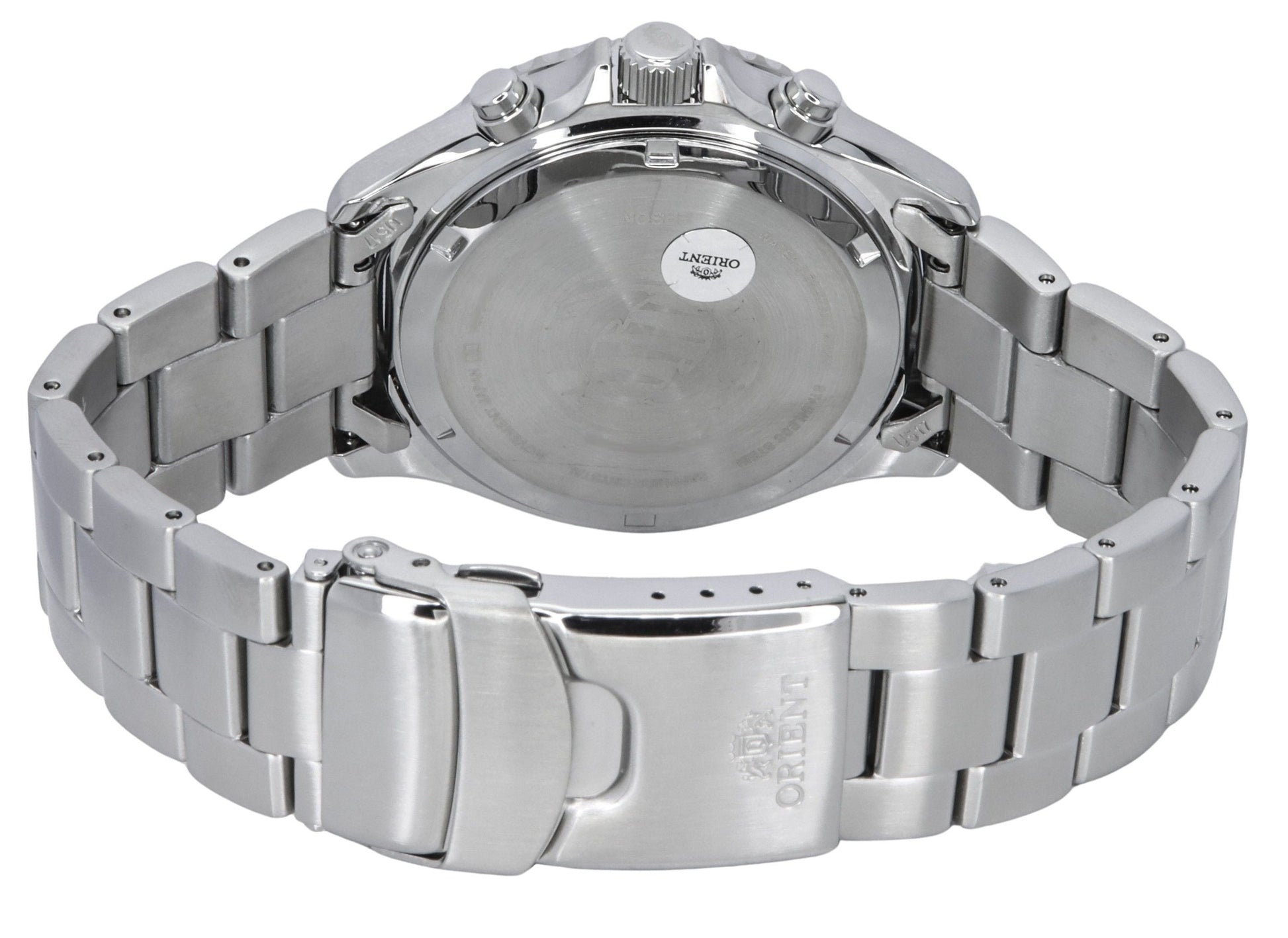 Orient Chronograph Stainless Steel Black Dial Solar Diver's RA - TX0202B10B 200M Men's Watch - Prestige Stones