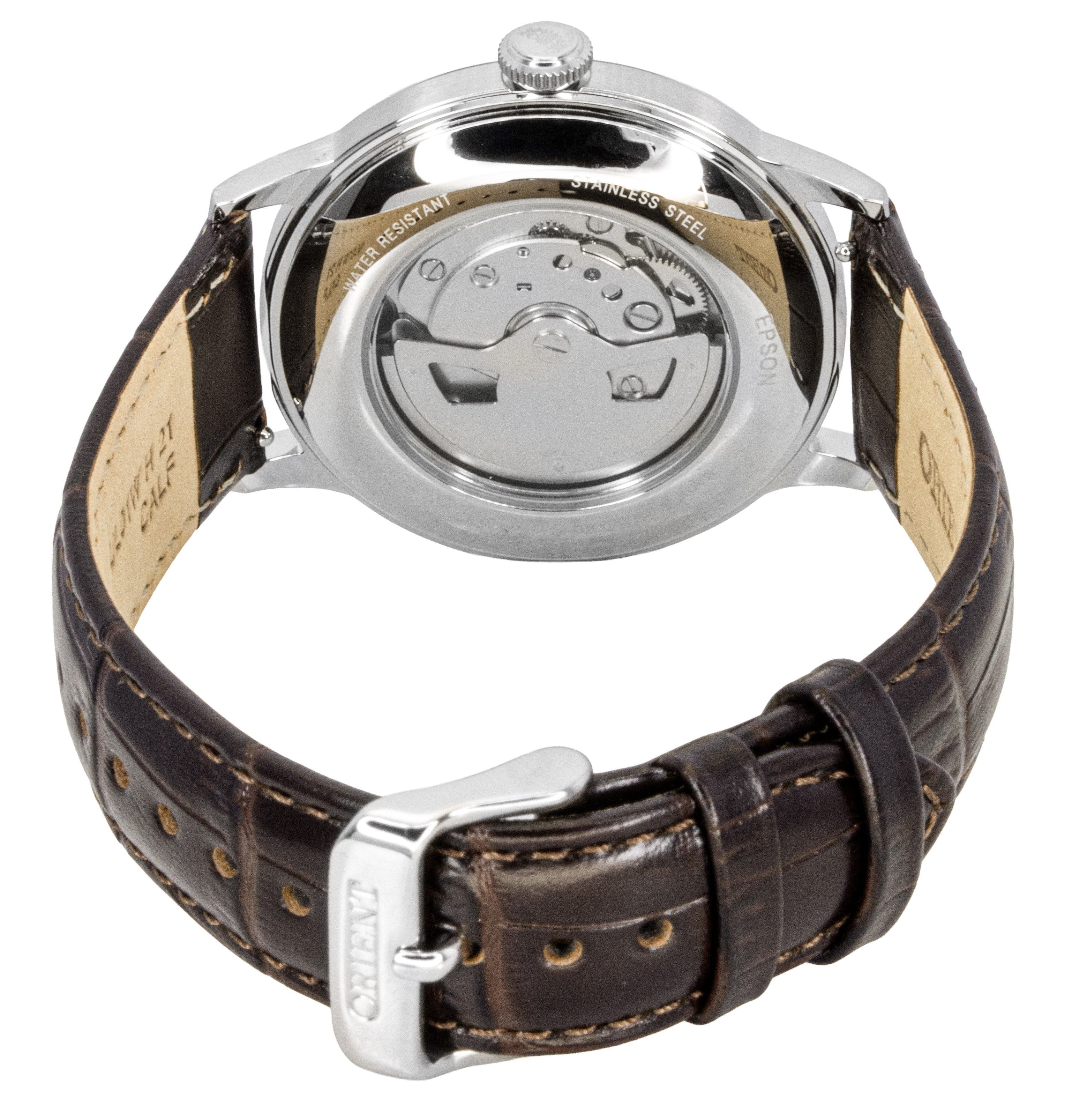 Orient Classic Leather Strap Green Dial Automatic RA - AC0023E Men's Watch - Prestige Stones