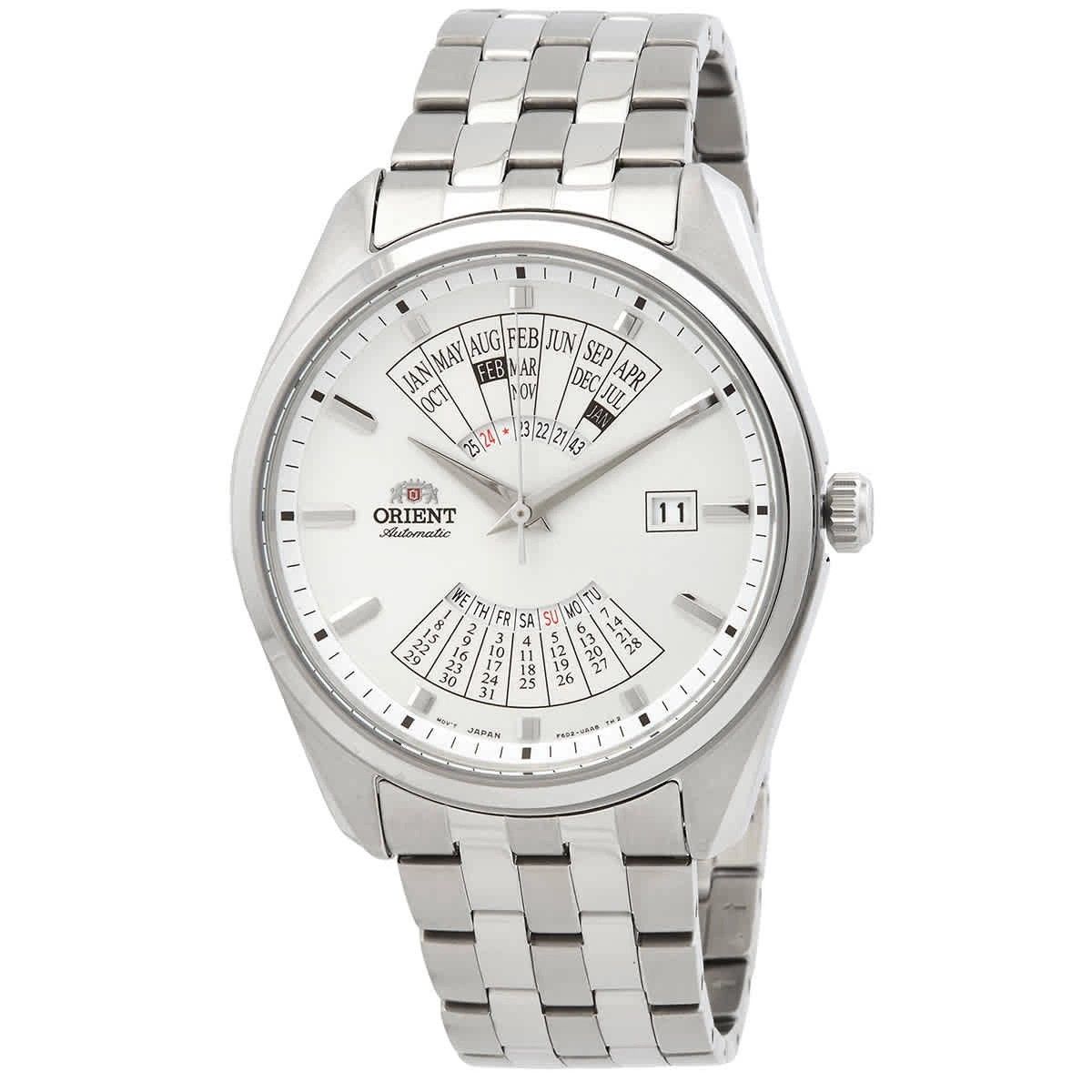 Orient Contemporary Multi Year Calendar Stainless Steel Automatic RA - BA0004S10B Men's Watch - Prestige Stones