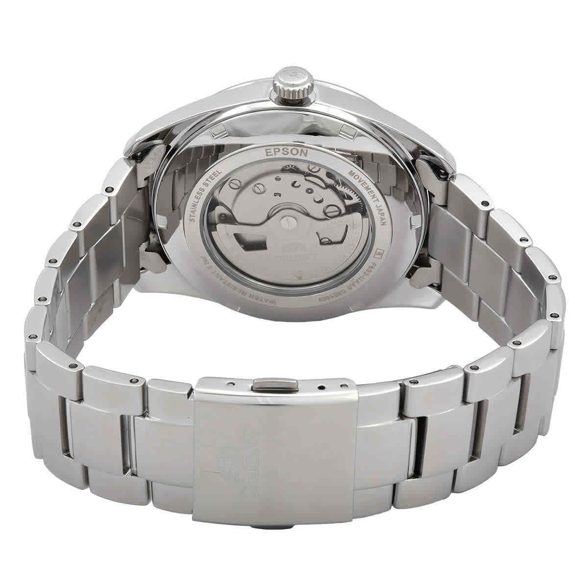 Orient Contemporary Stainless Steel Open Heart Green Dial Automatic RA - AR0008E10B Men's Watch - Prestige Stones