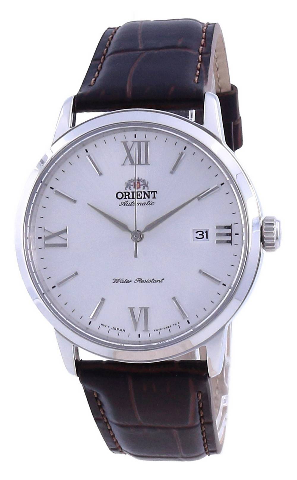 Orient Contemporary White Dial Leather Automatic RA - AC0F12S10B RA - AC0F12S30B Men's Watch - Prestige Stones