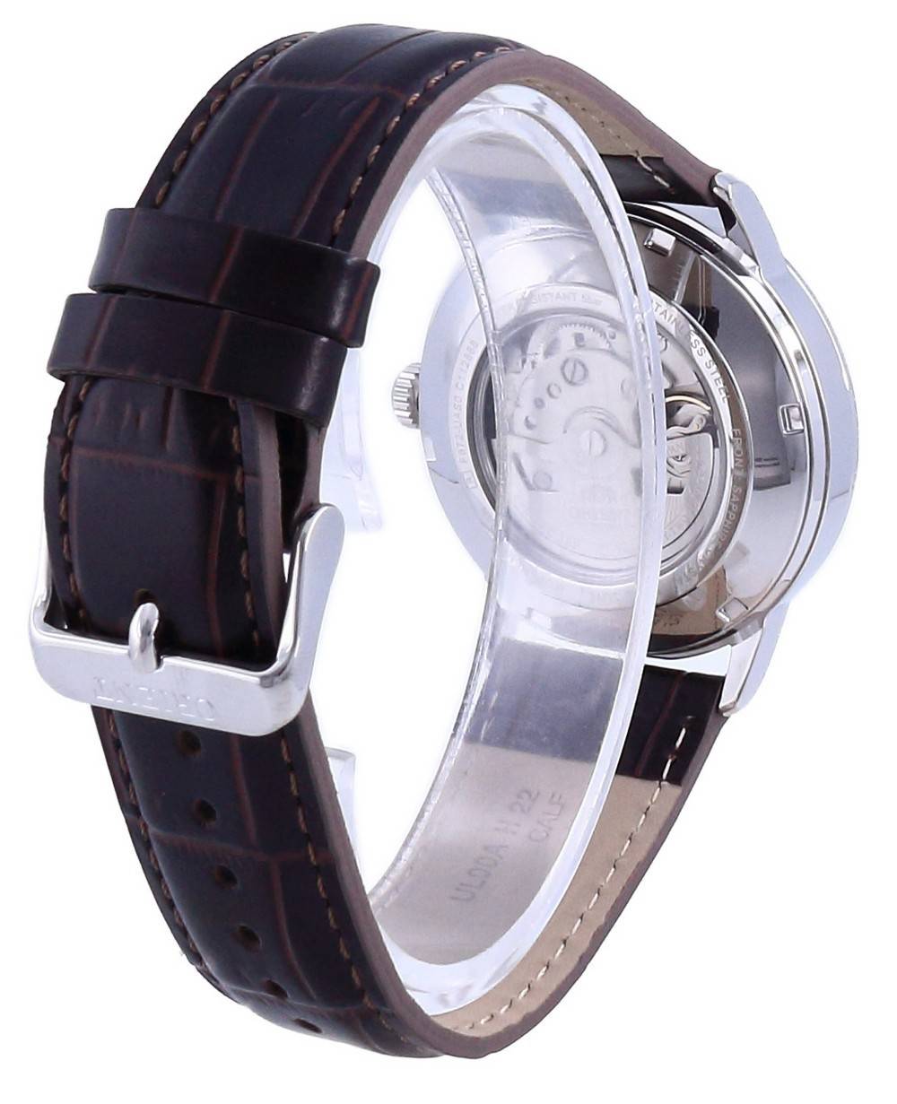Orient Contemporary White Dial Leather Automatic RA - AC0F12S10B RA - AC0F12S30B Men's Watch - Prestige Stones