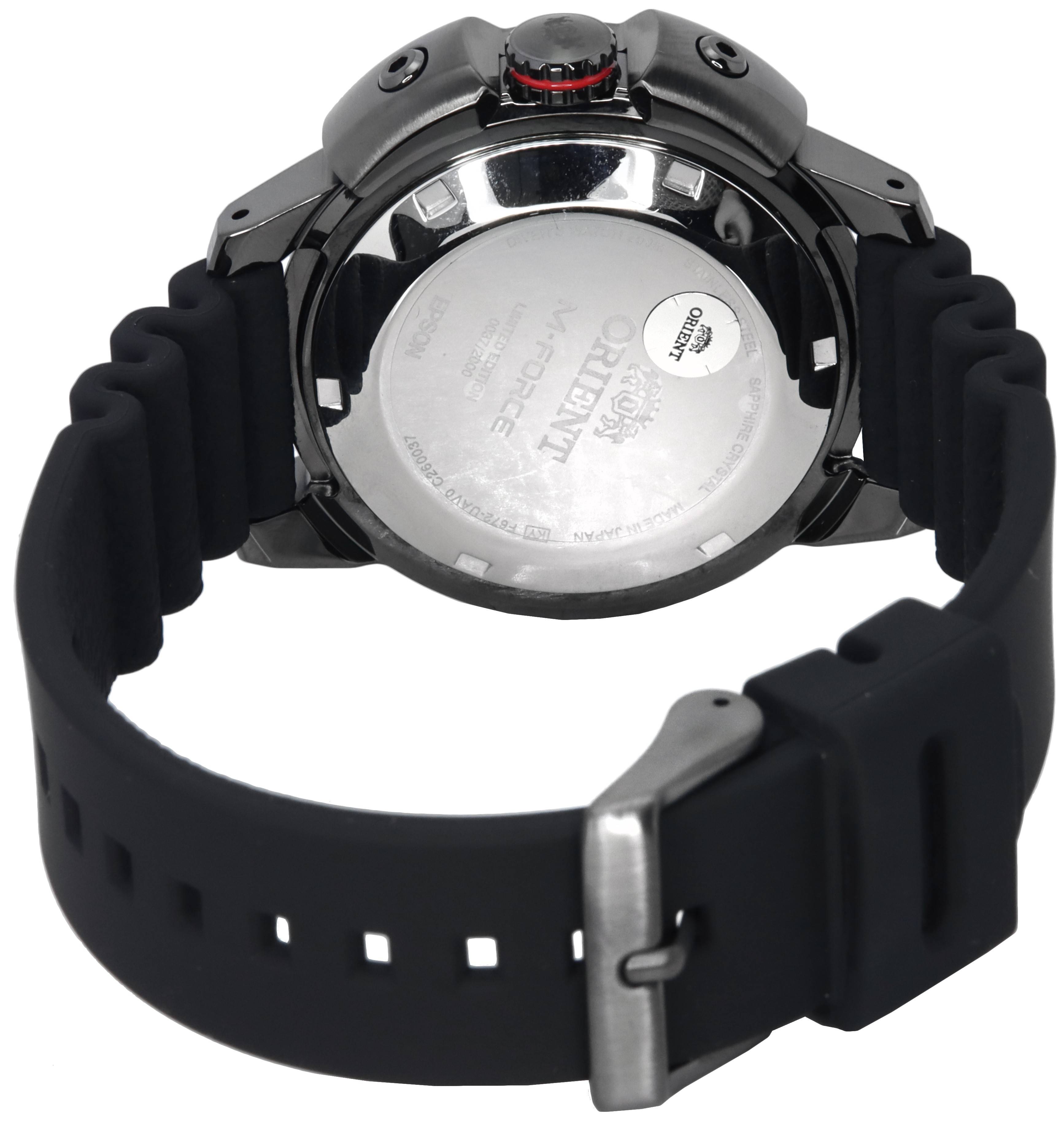 Orient M - Force Limited Edition Red Dial Automatic Diver's RA - AC0L09R00B 200M Men's Watch - Prestige Stones