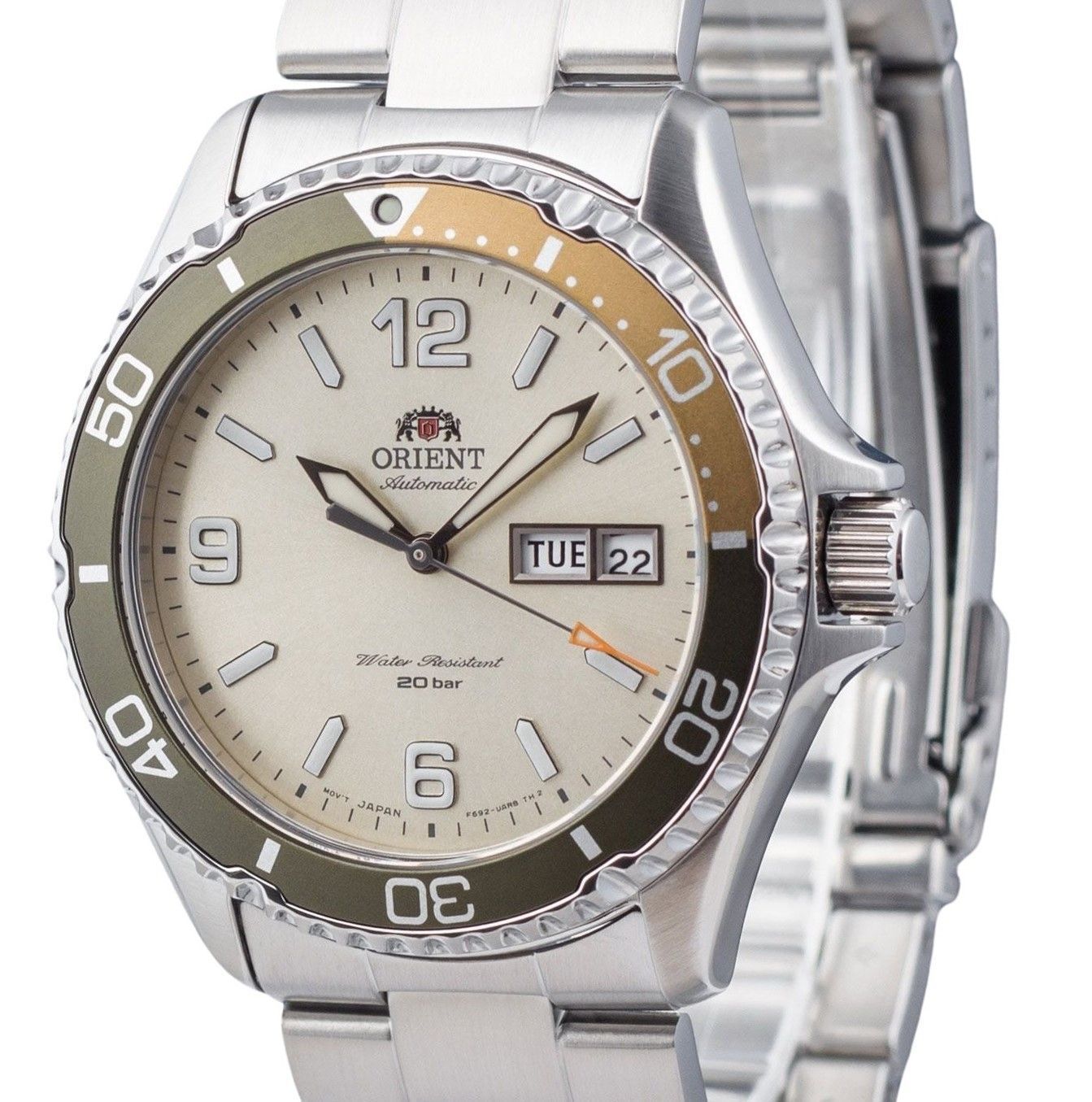 Orient Mako III Kamasu Stainless Steel Silver Dial Automatic Diver's RA - AA0821S19B RA - AA0821S39B 200M Men's Watch - Prestige Stones