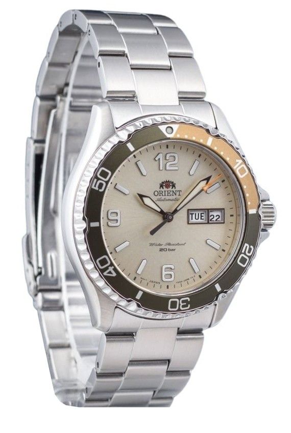 Orient Mako III Kamasu Stainless Steel Silver Dial Automatic Diver's RA - AA0821S19B RA - AA0821S39B 200M Men's Watch - Prestige Stones