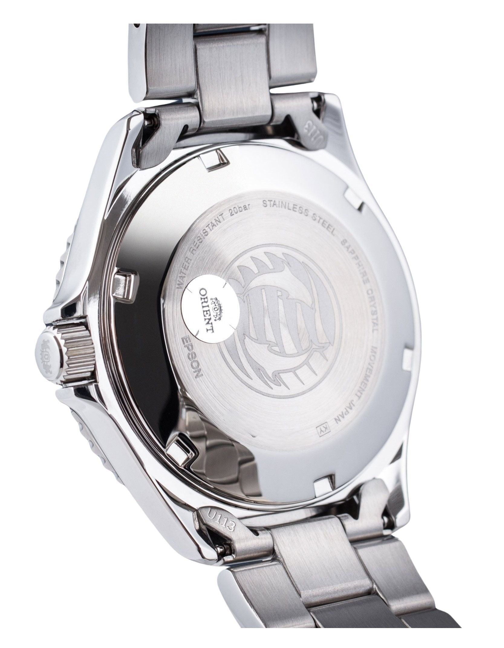 Orient Mako III Kamasu Stainless Steel Silver Dial Automatic Diver's RA - AA0821S19B RA - AA0821S39B 200M Men's Watch - Prestige Stones
