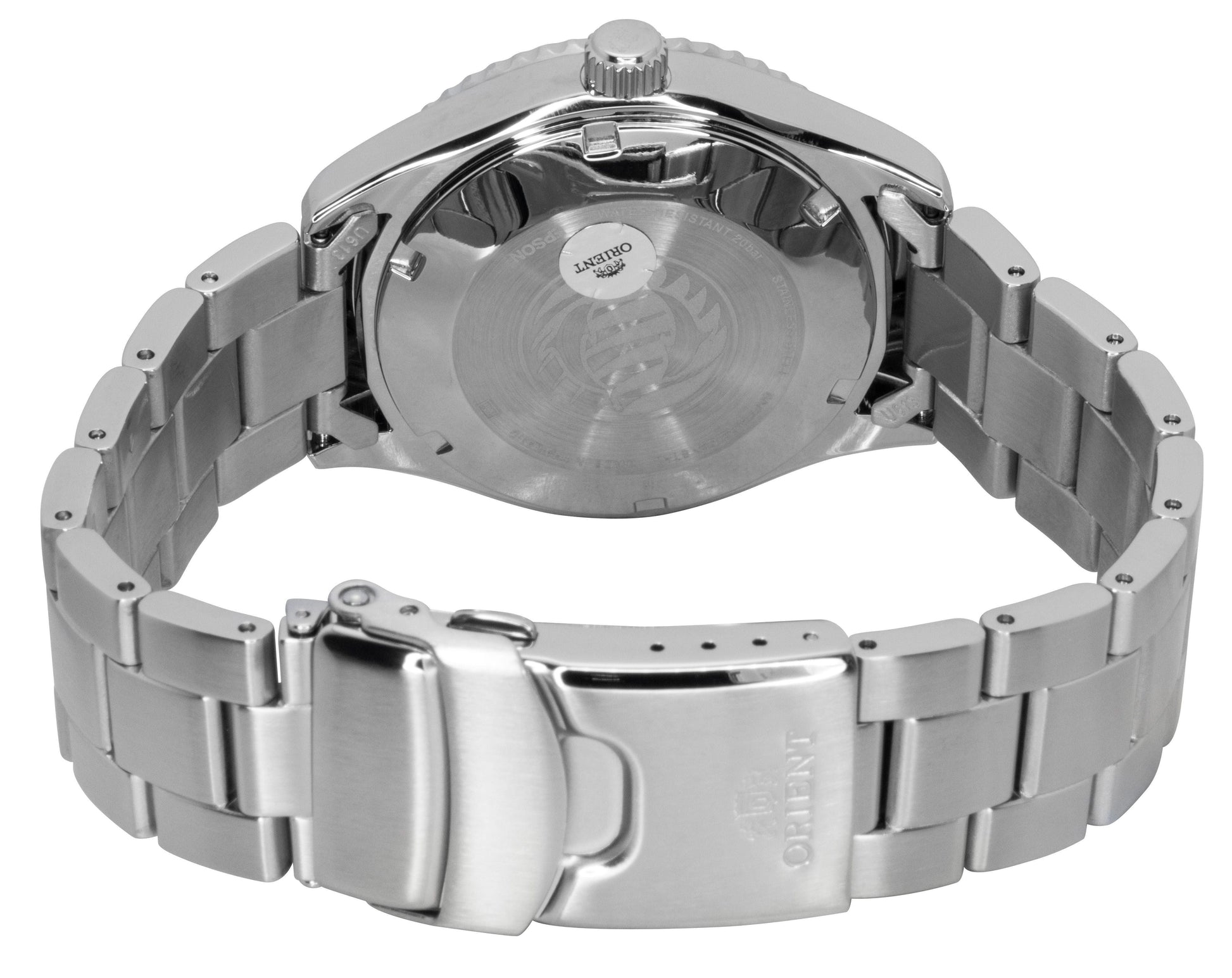 Orient Mako Stainless Steel Red Dial Automatic Diver's RA - AC0Q09R 200M Men's Watch - Prestige Stones