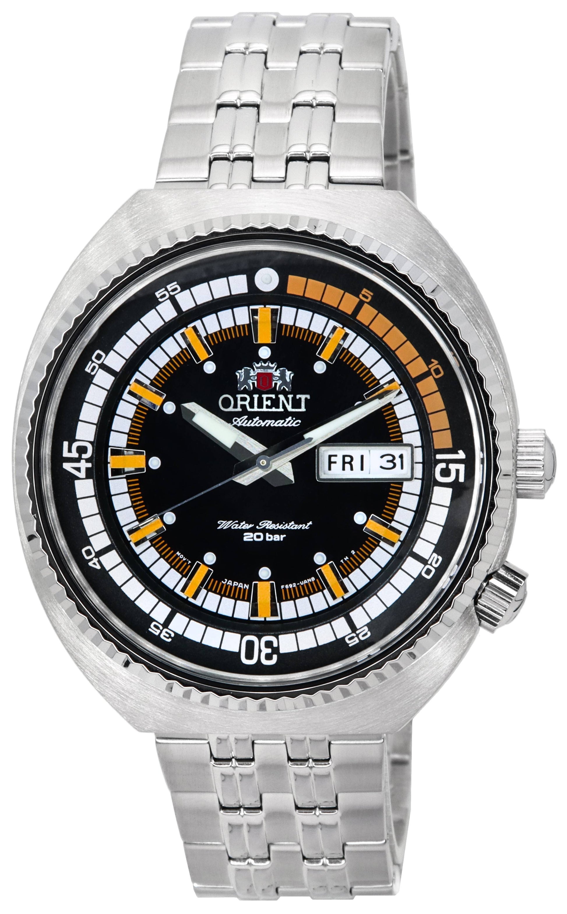 Orient Neo Classic Sport Black Dial Automatic Diver's RA - AA0E05B19B RA - AA0E05B39B 200M Men's Watch - Prestige Stones