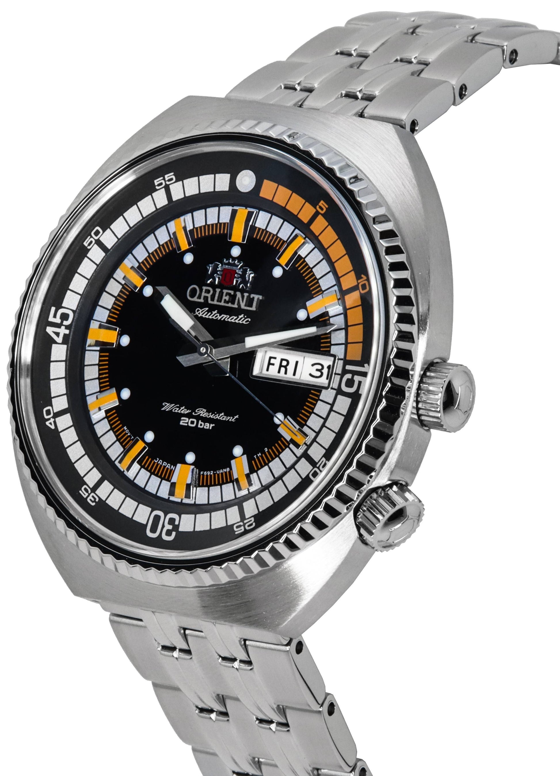 Orient Neo Classic Sport Black Dial Automatic Diver's RA - AA0E05B19B RA - AA0E05B39B 200M Men's Watch - Prestige Stones