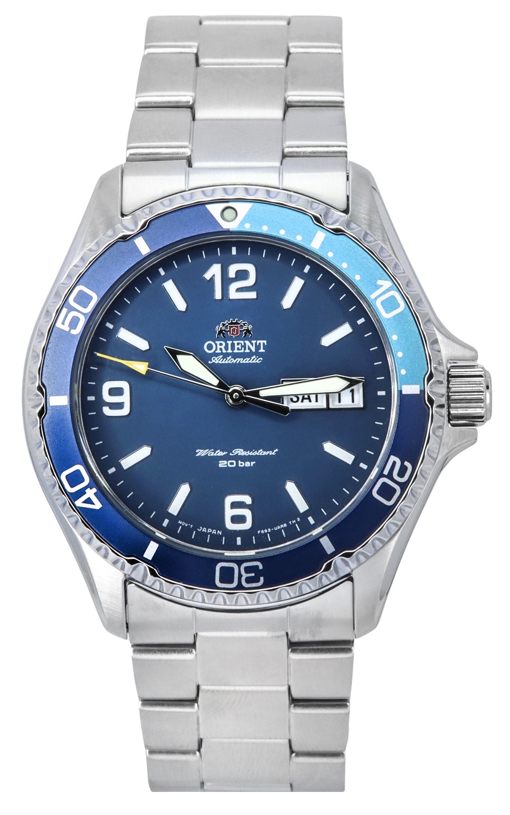 Orient Sports Kamasu Mako III Stainless Steel Blue Dial Automatic Diver's RA - AA0818L19B RA - AA0818L39B 200M Men's Watch - Prestige Stones