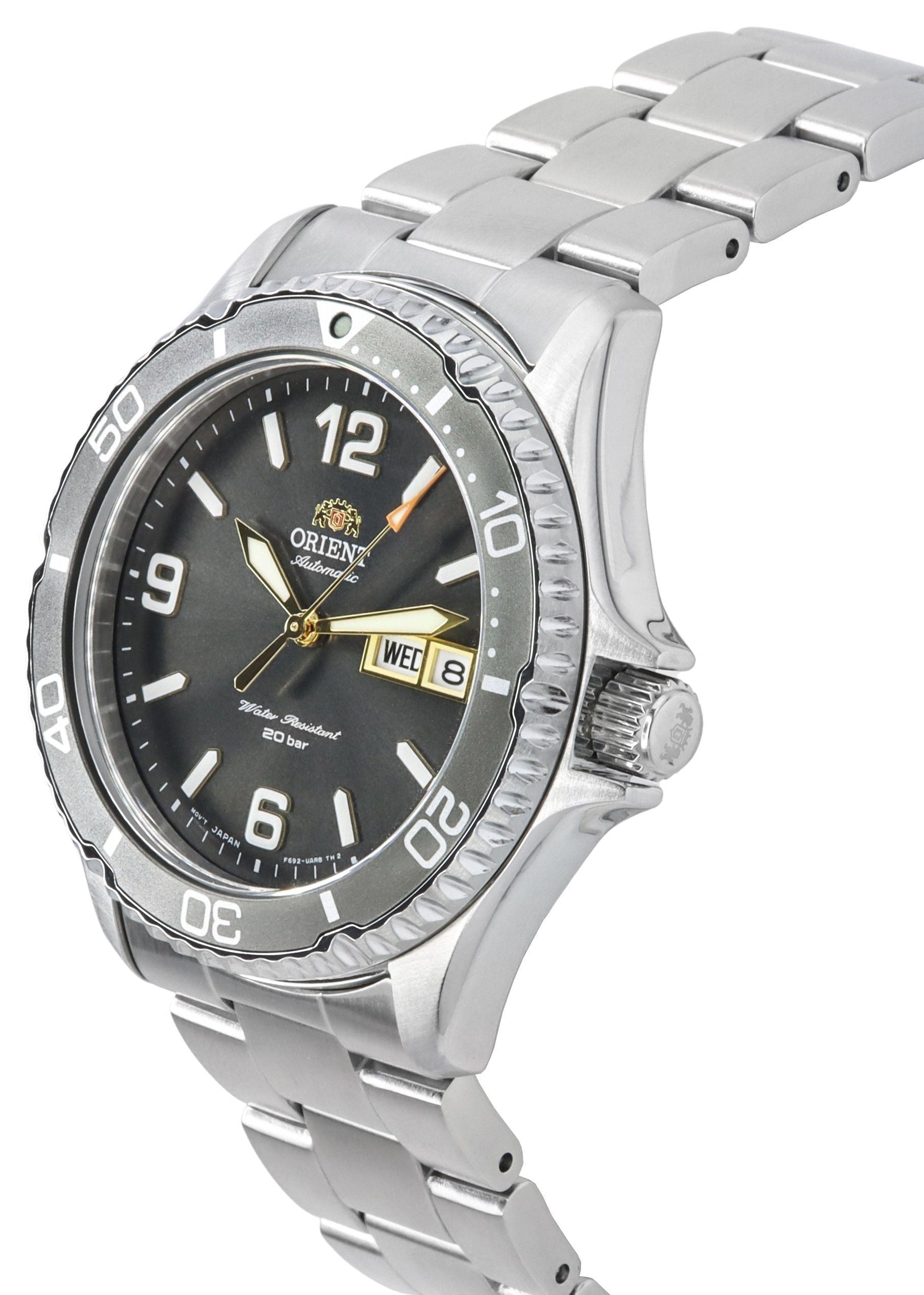 Orient Sports Kamasu Mako III Stainless Steel Grey Dial Automatic Diver's RA - AA0819N19B RA - AA0819N39B 200M Men's Watch - Prestige Stones