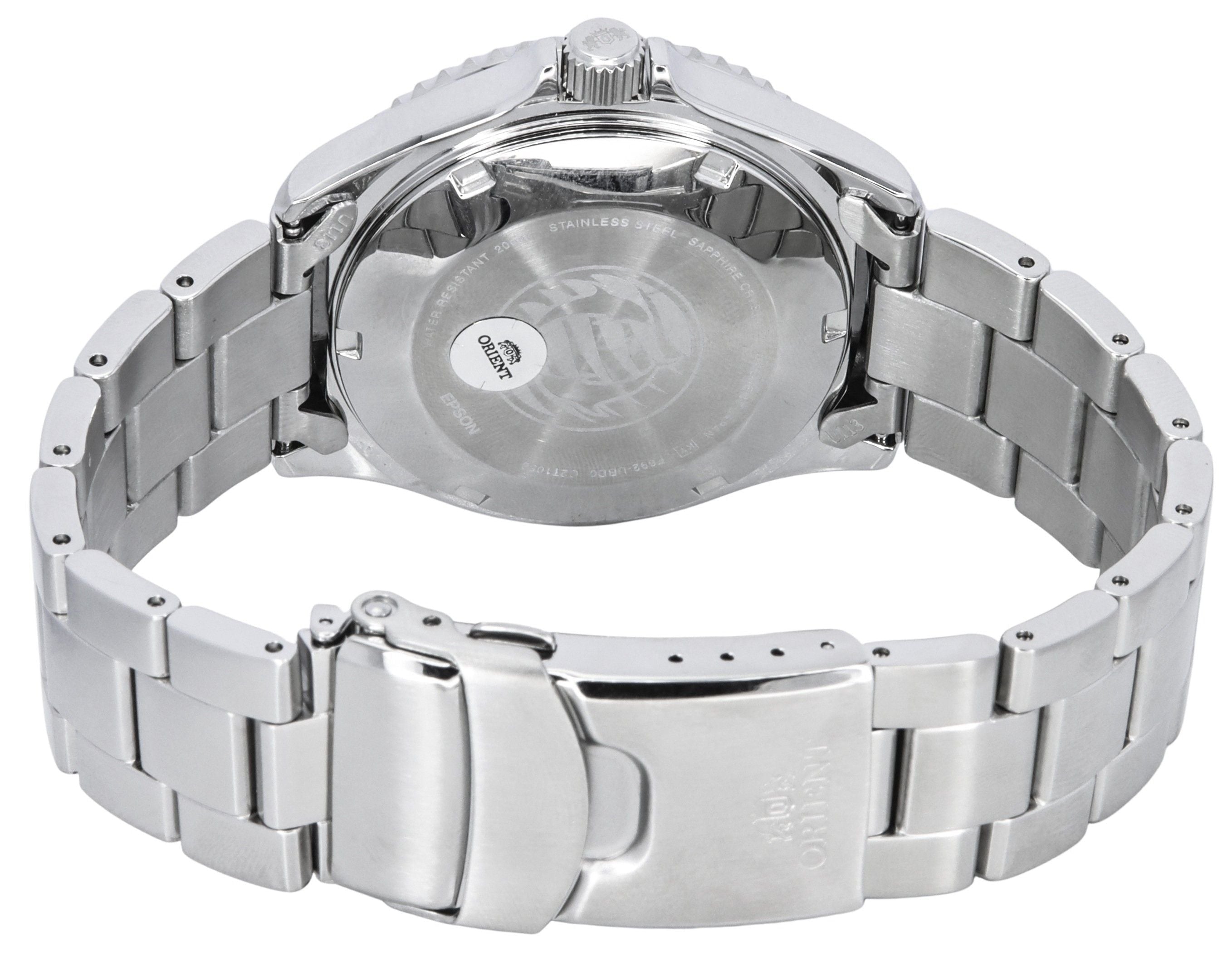 Orient Sports Kamasu Mako III Stainless Steel Red Dial Automatic Diver's RA - AA0820R19B RA - AA0820R39B 200M Men's Watch - Prestige Stones