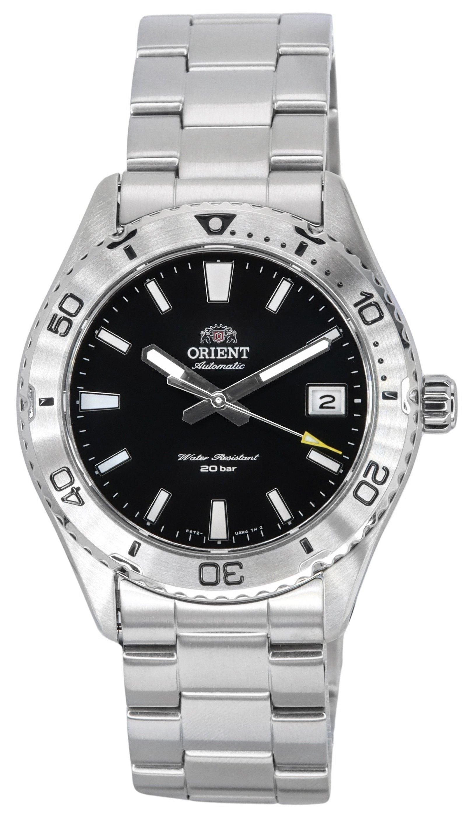 Orient Sports Mako Stainless Steel Black Dial Automatic Diver's RA - AC0Q01B10B RA - AC0Q01B30B 200M Men's Watch - Prestige Stones