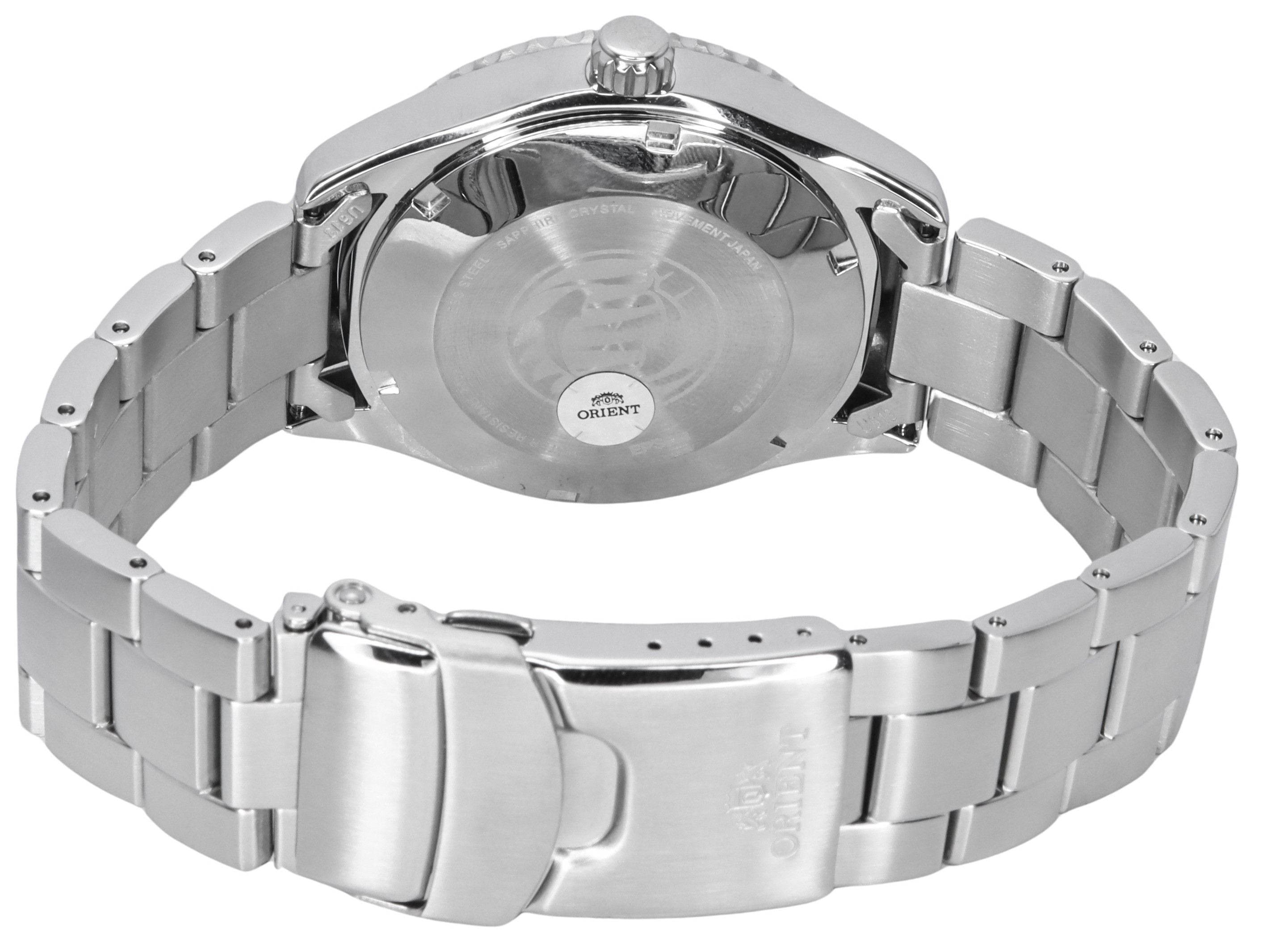 Orient Sports Mako Stainless Steel Black Dial Automatic Diver's RA - AC0Q01B10B RA - AC0Q01B30B 200M Men's Watch - Prestige Stones