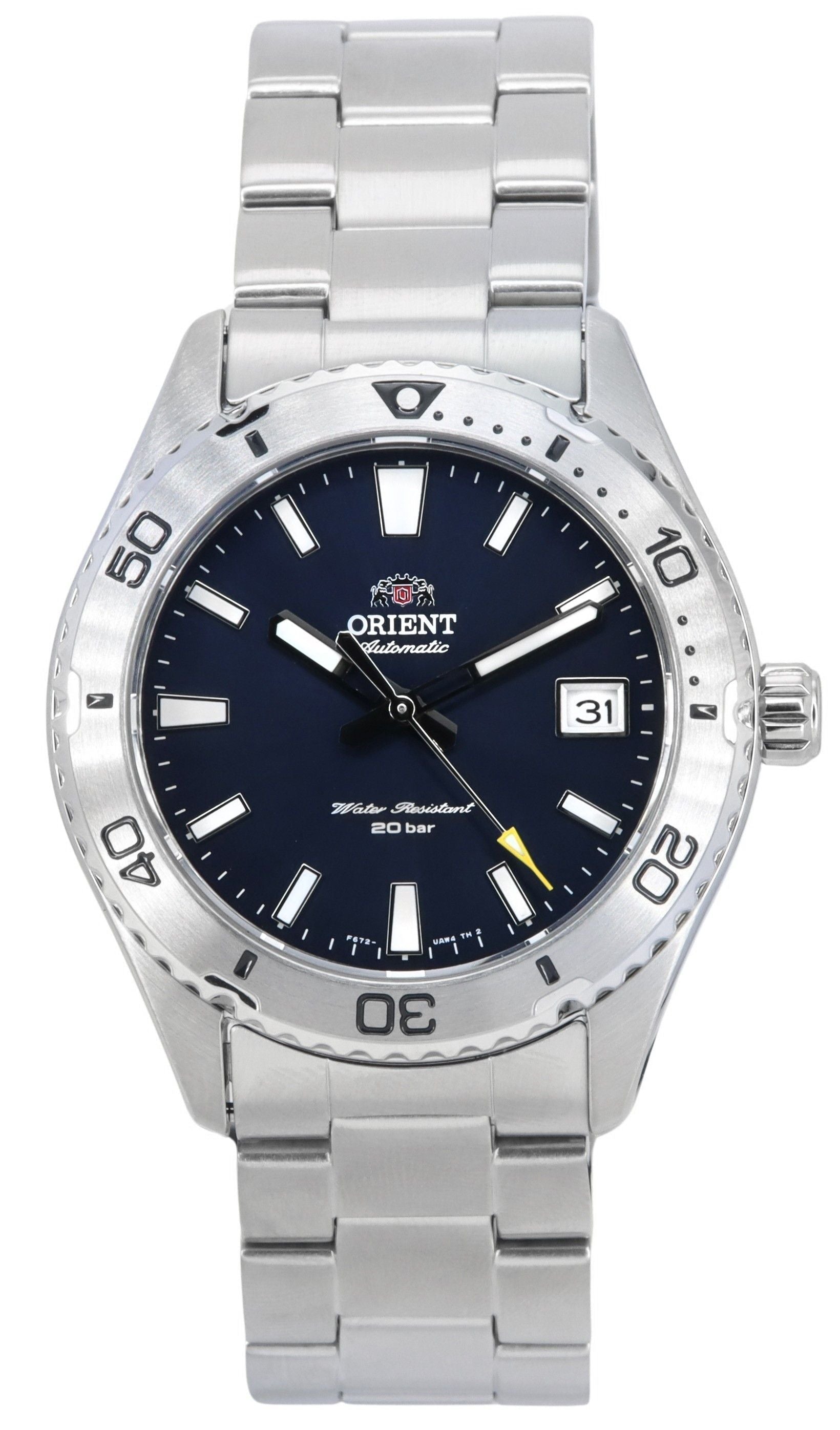 Orient Sports Mako Stainless Steel Blue Dial Automatic Diver's RA - AC0Q02L10B RA - AC0Q02L30B 200M Men's Watch - Prestige Stones