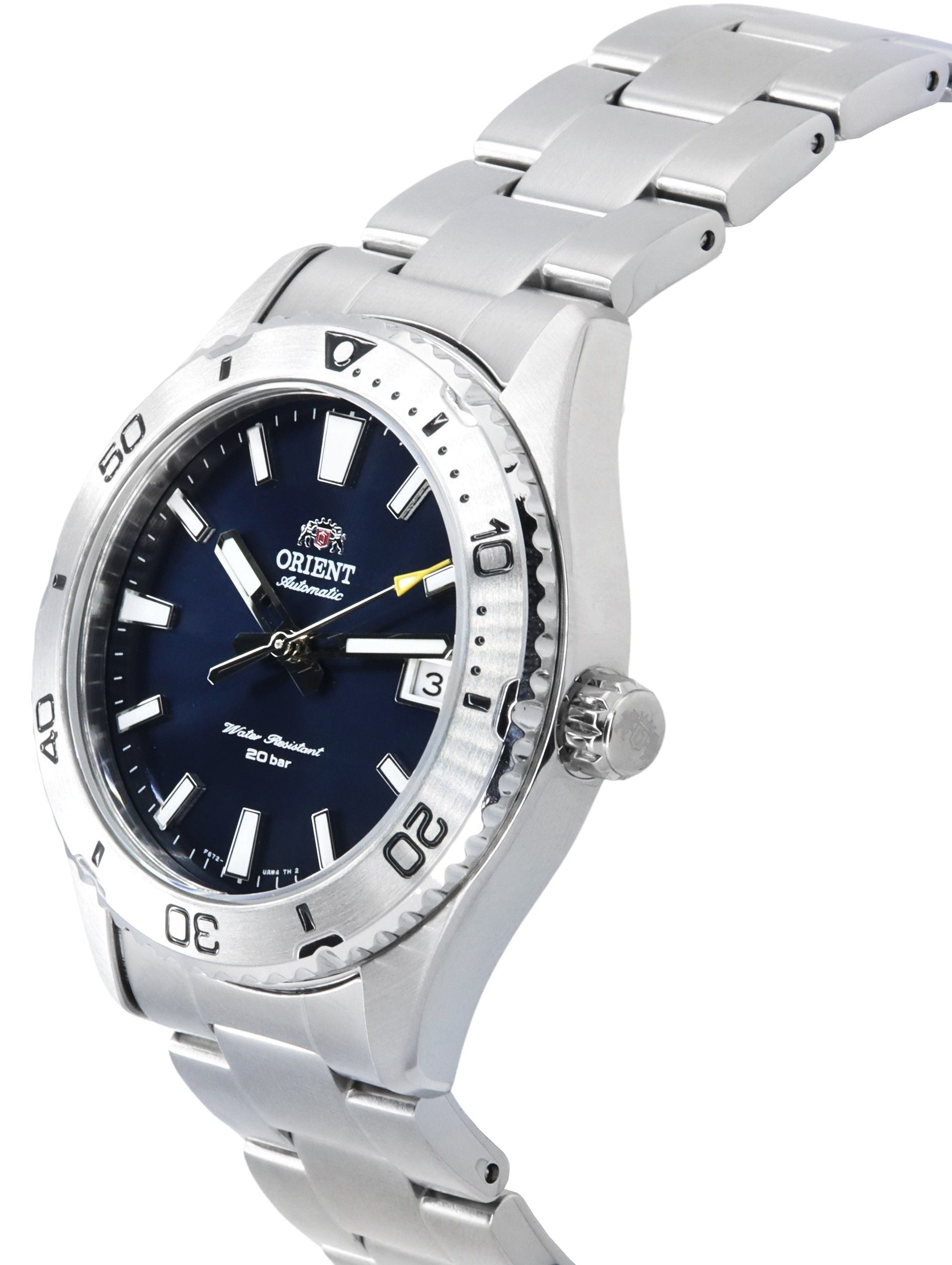 Orient Sports Mako Stainless Steel Blue Dial Automatic Diver's RA - AC0Q02L10B RA - AC0Q02L30B 200M Men's Watch - Prestige Stones