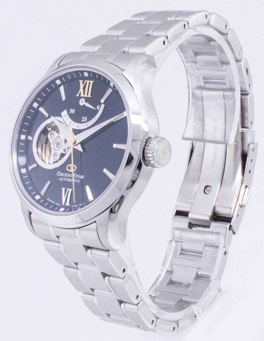 Orient Star Automatic RE - AT0002E00B Power Reserve Japan Made Men's Watch - Prestige Stones