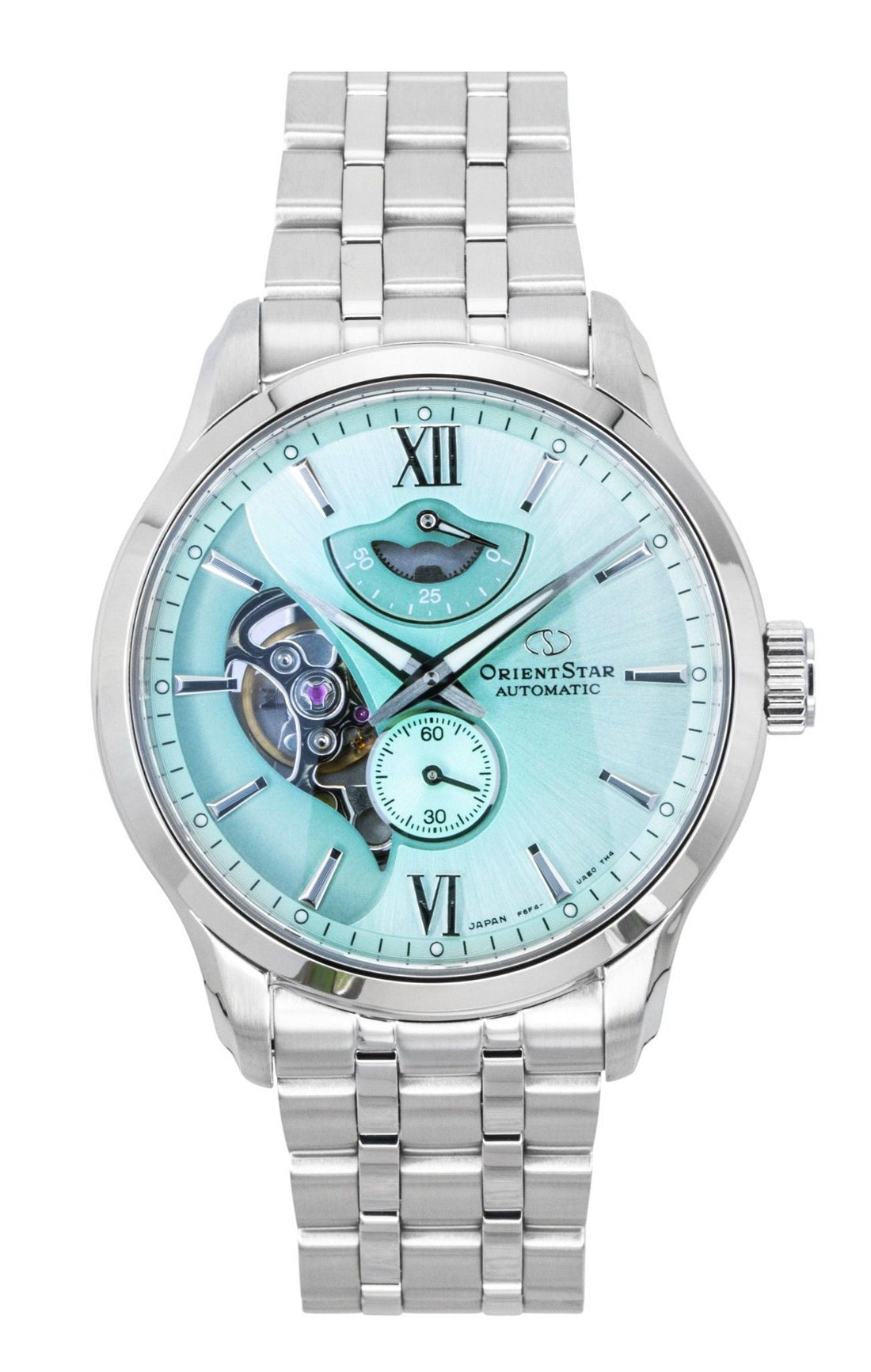 Orient Star Contemporary Limited Edition Open Heart Mint Green Automatic RE - AV0B11E 100M Men's Watch - Prestige Stones