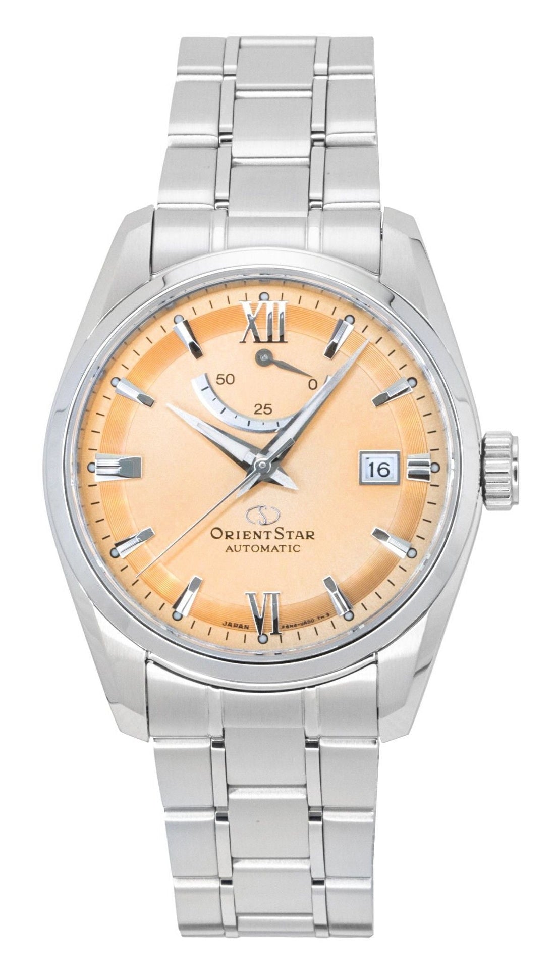 Orient Star Contemporary Stainless Steel Copper Dial Automatic RE - AU0108G 100M Men's Watch - Prestige Stones