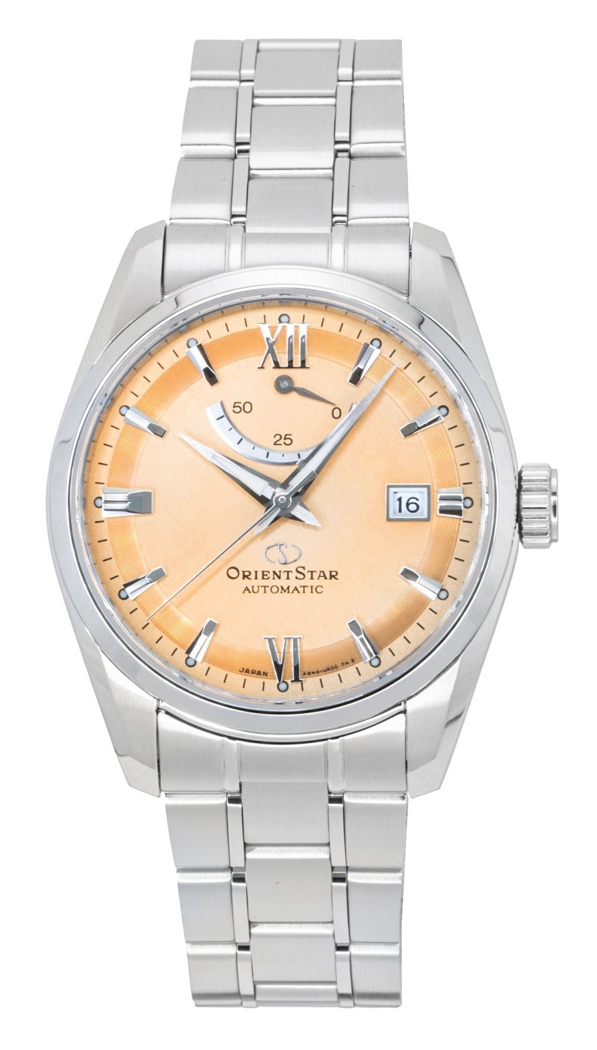 Orient Star Contemporary Stainless Steel Copper Dial Automatic RE - AU0108G 100M Men's Watch - Prestige Stones