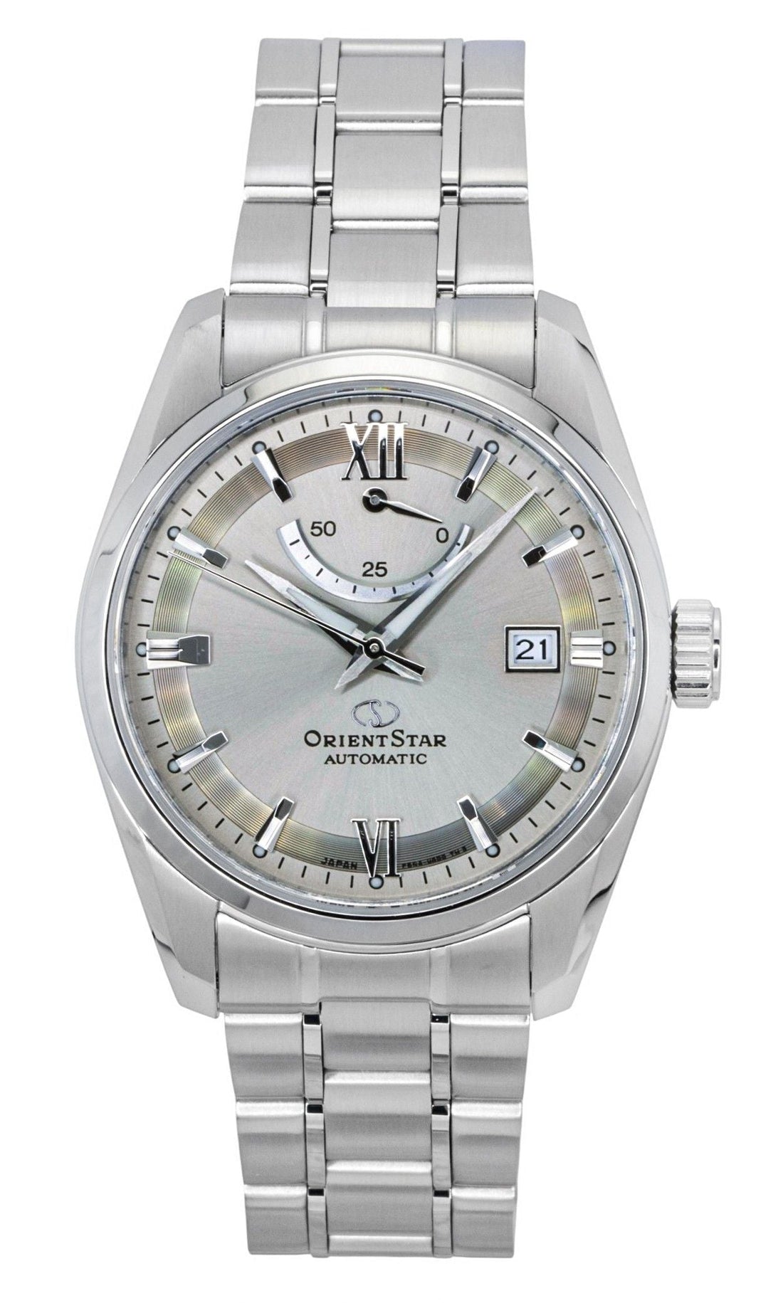 Orient Star Contemporary Stainless Steel Grey Dial Automatic RE - AU0110N 100M Men's Watch - Prestige Stones
