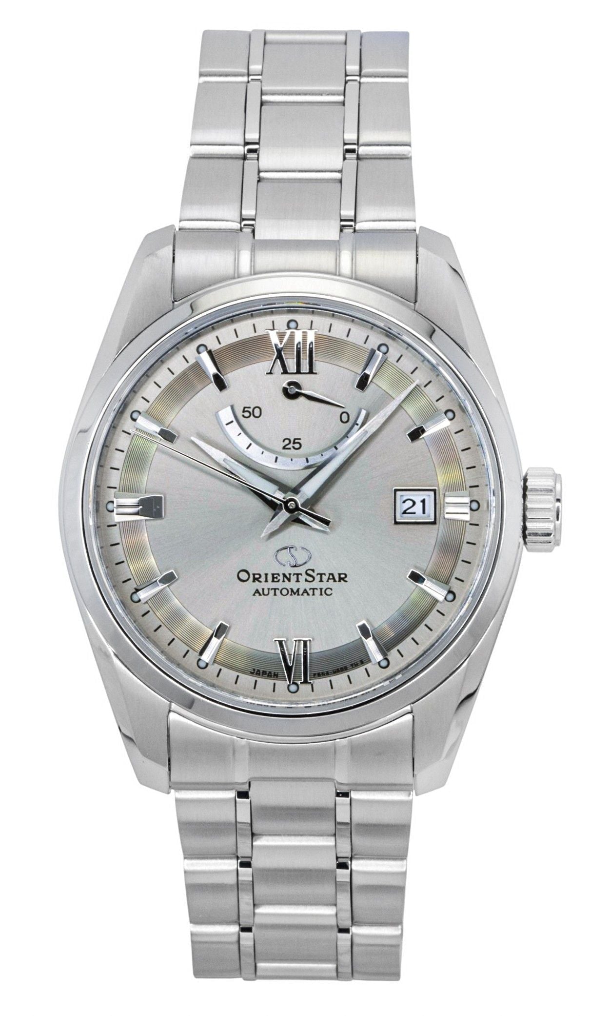 Orient Star Contemporary Stainless Steel Grey Dial Automatic RE - AU0110N 100M Men's Watch - Prestige Stones