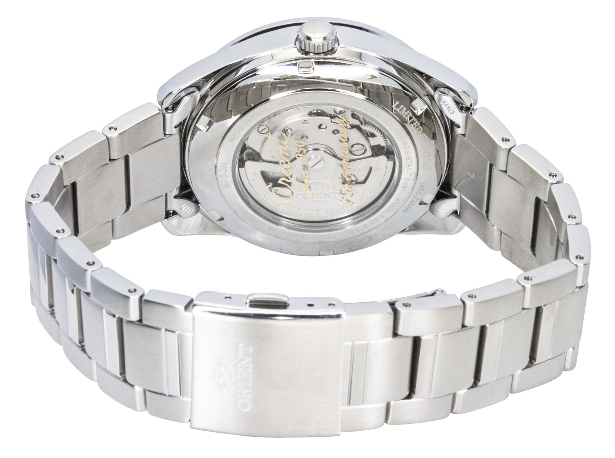 Orient Stretto 75th Anniversary Limited Edition Sun And Moon Grey Dial Automatic RA - AK0311N Men's Watch - Prestige Stones