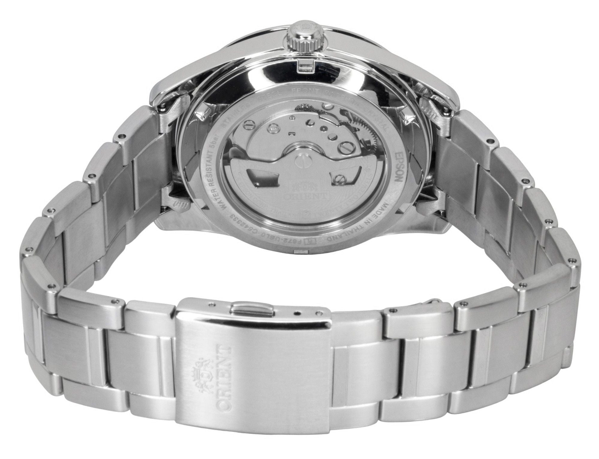 Orient Stretto Stainless Steel Blue Dial Automatic RA - AC0R02L Men's Watch - Prestige Stones