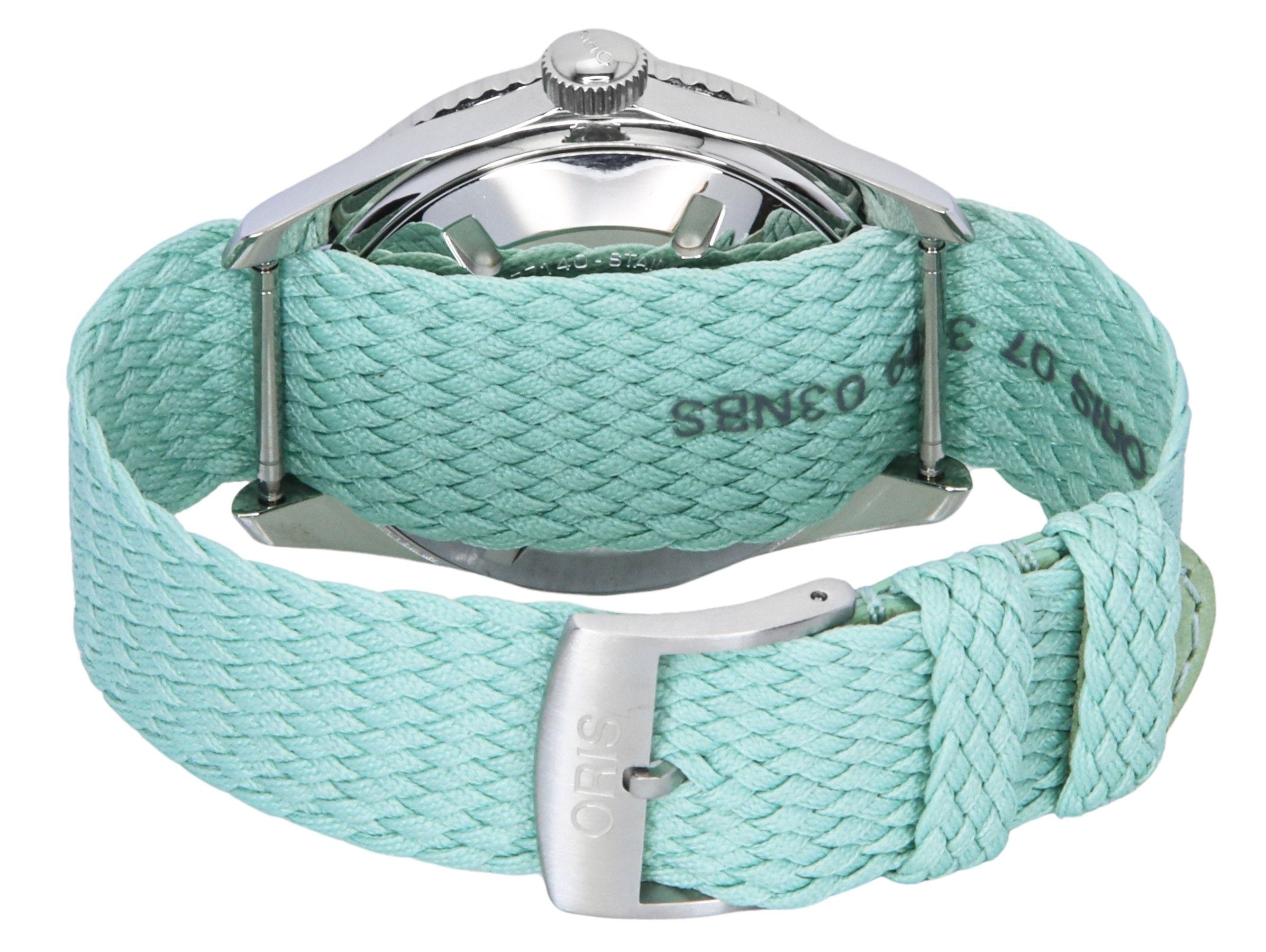 Oris Divers Sixty - Five Cotton Candy Mint Green Dial Automatic 01 - 733 - 7771 - 4057 - 07 - 3 - 19 - 03S 100M Unisex Watch - Prestige Stones
