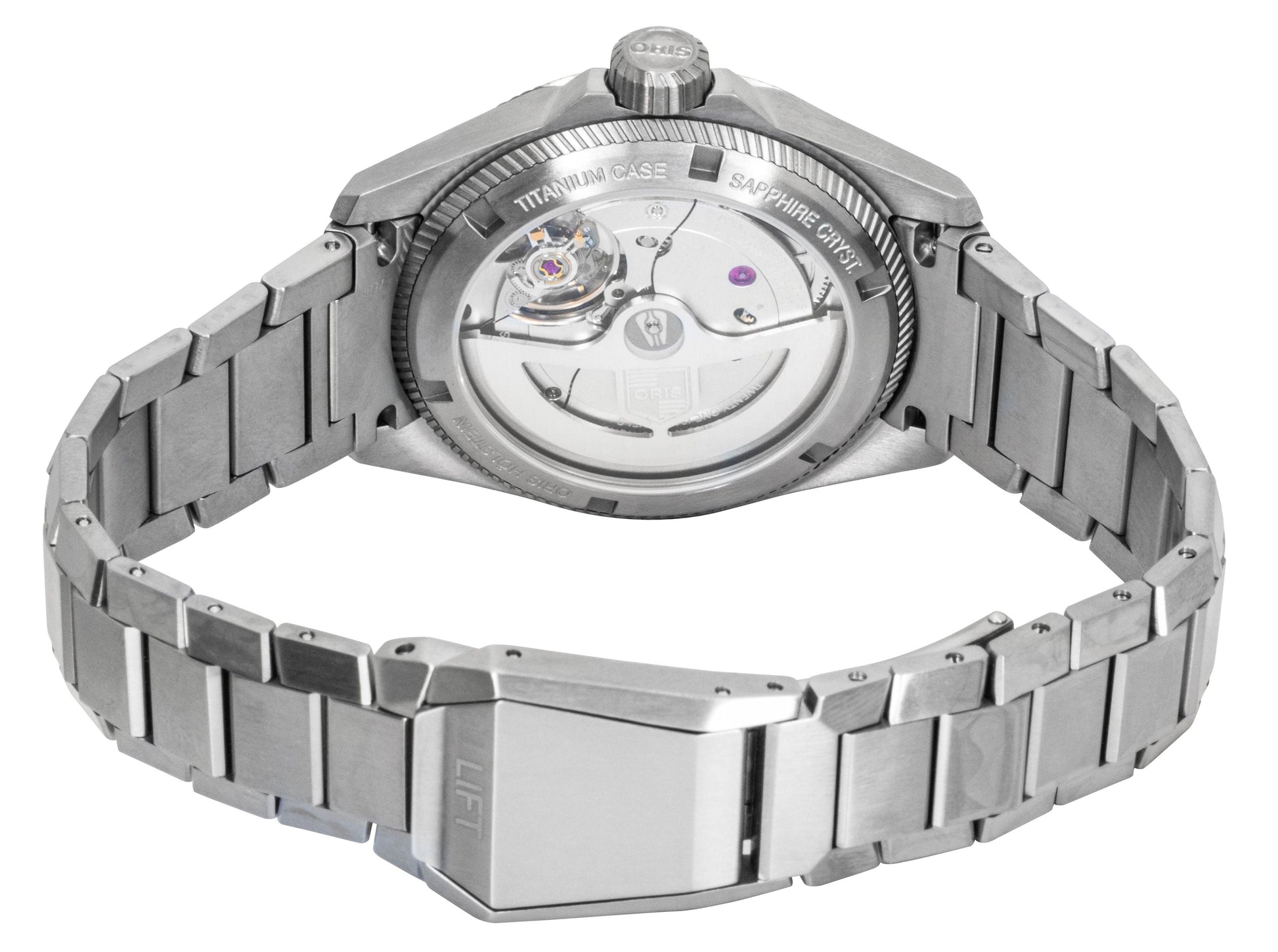 Oris Propilot X Calibre 400 Titanium Salmon Dial Automatic 01 - 400 - 7778 - 7158 - 07 - 7 - 20 - 01TLC 100M Unisex Watch - Prestige Stones