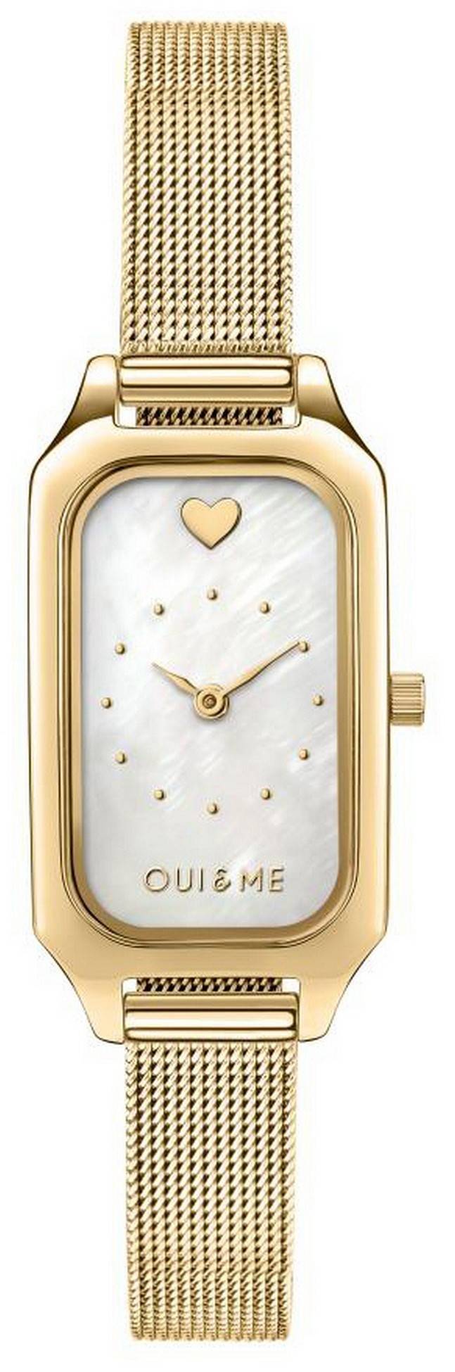Oui & Me Finette White Dial Gold Tone Stainless Steel Quartz ME010198 Women's Watch - Prestige Stones