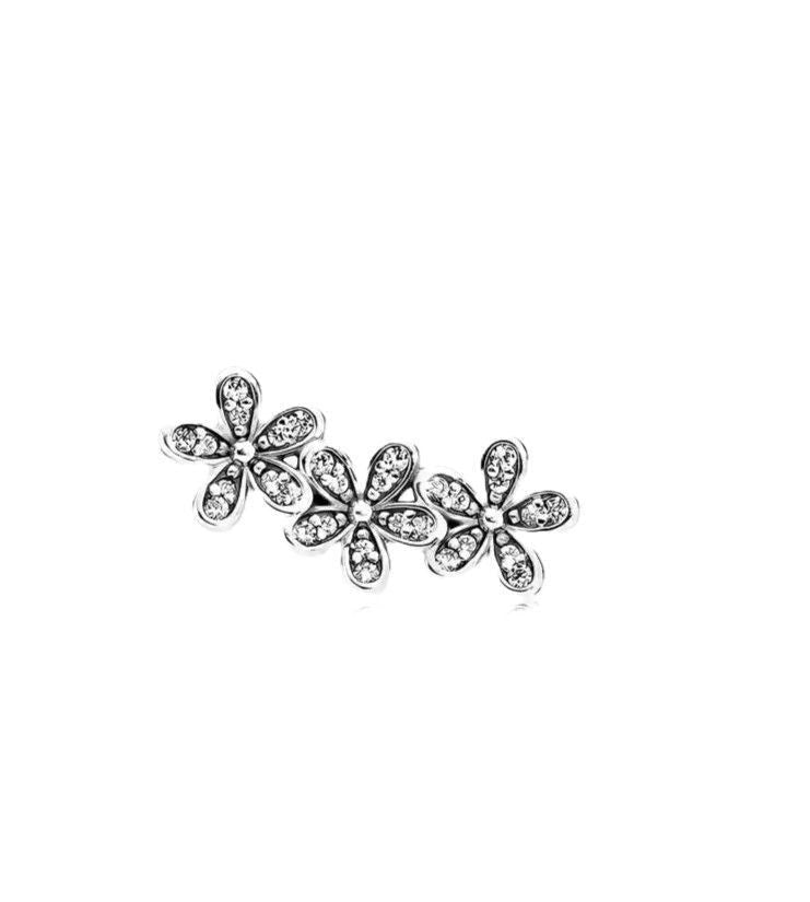 Pandora Daisy Flower Stud Earrings With Clear Cubic Zirconia P - 290744CZ For Women - Prestige Stones