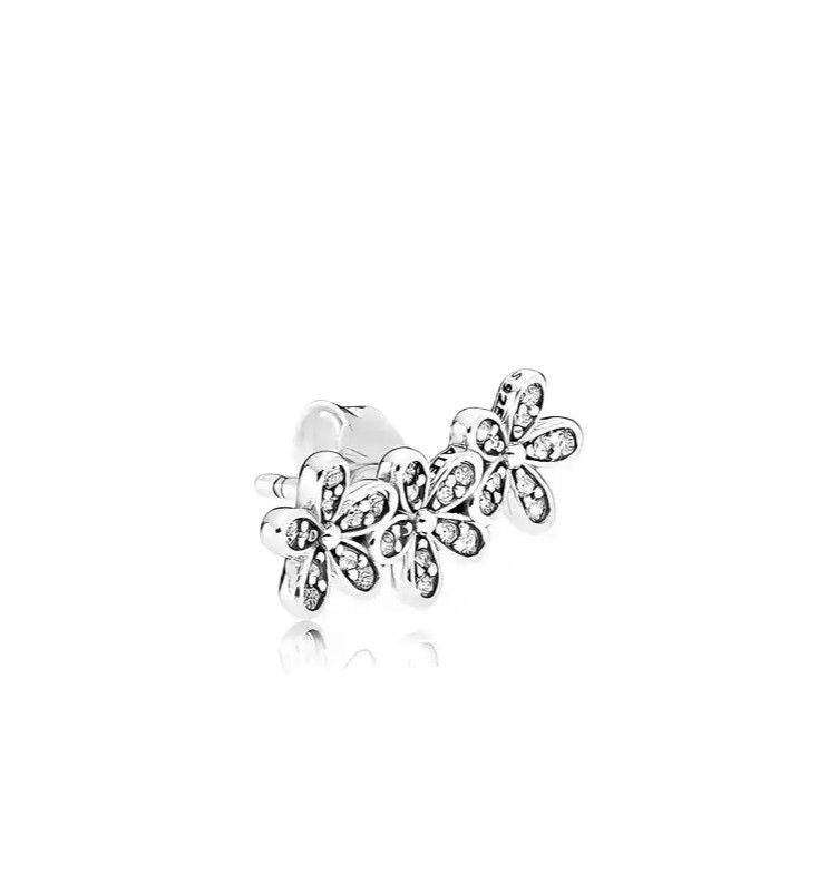 Pandora Daisy Flower Stud Earrings With Clear Cubic Zirconia P - 290744CZ For Women - Prestige Stones