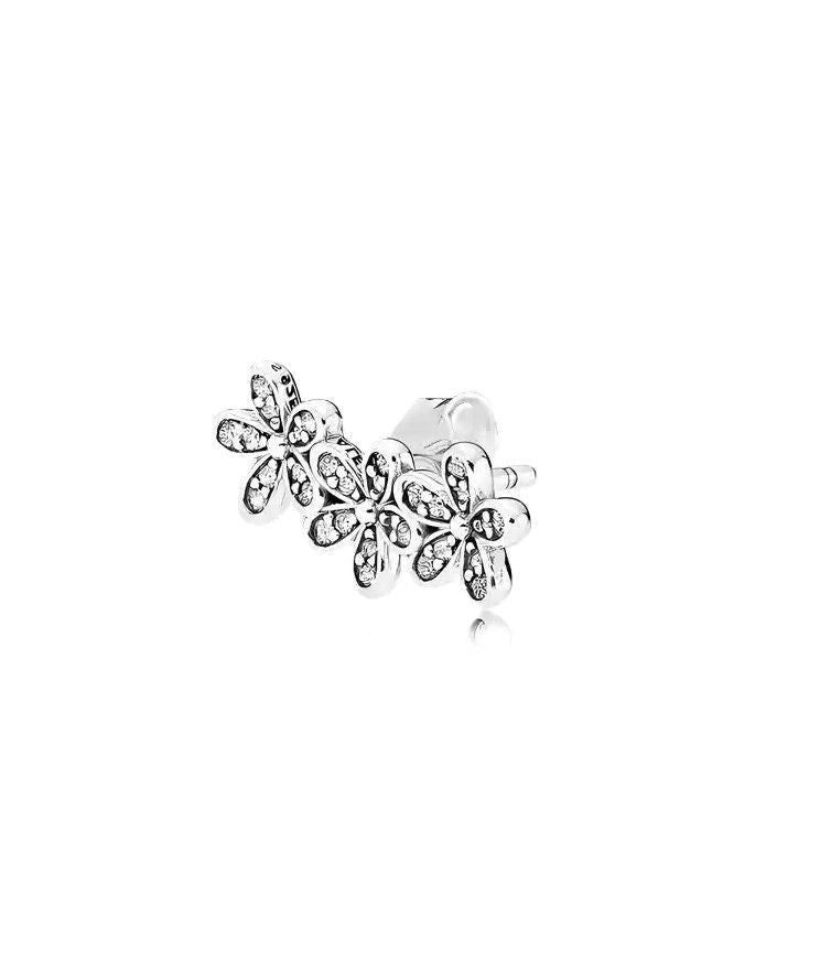 Pandora Daisy Flower Stud Earrings With Clear Cubic Zirconia P - 290744CZ For Women - Prestige Stones