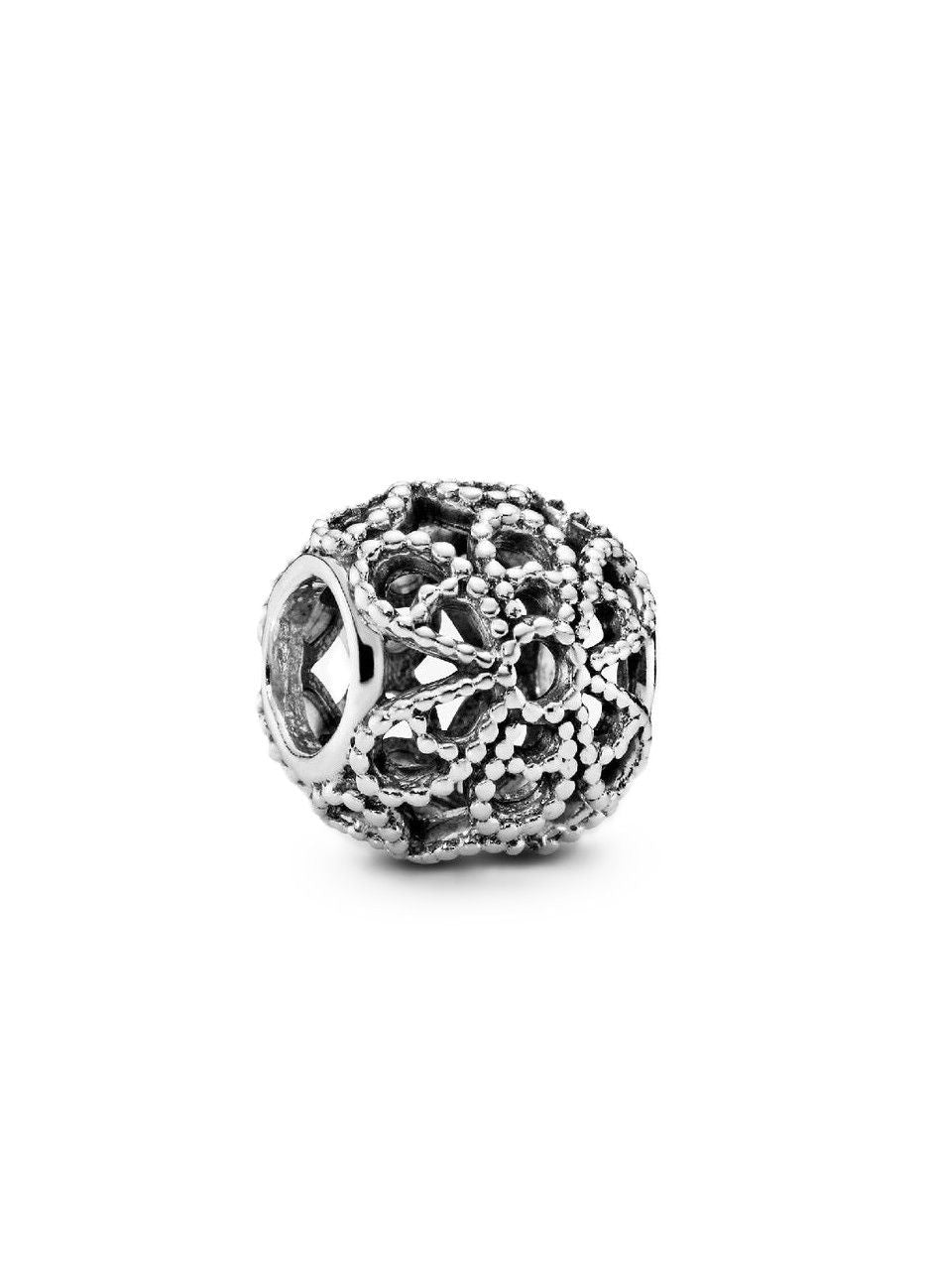 Pandora Openwork Flower Charm With Clear Beads P - 791282 For Women - Prestige Stones