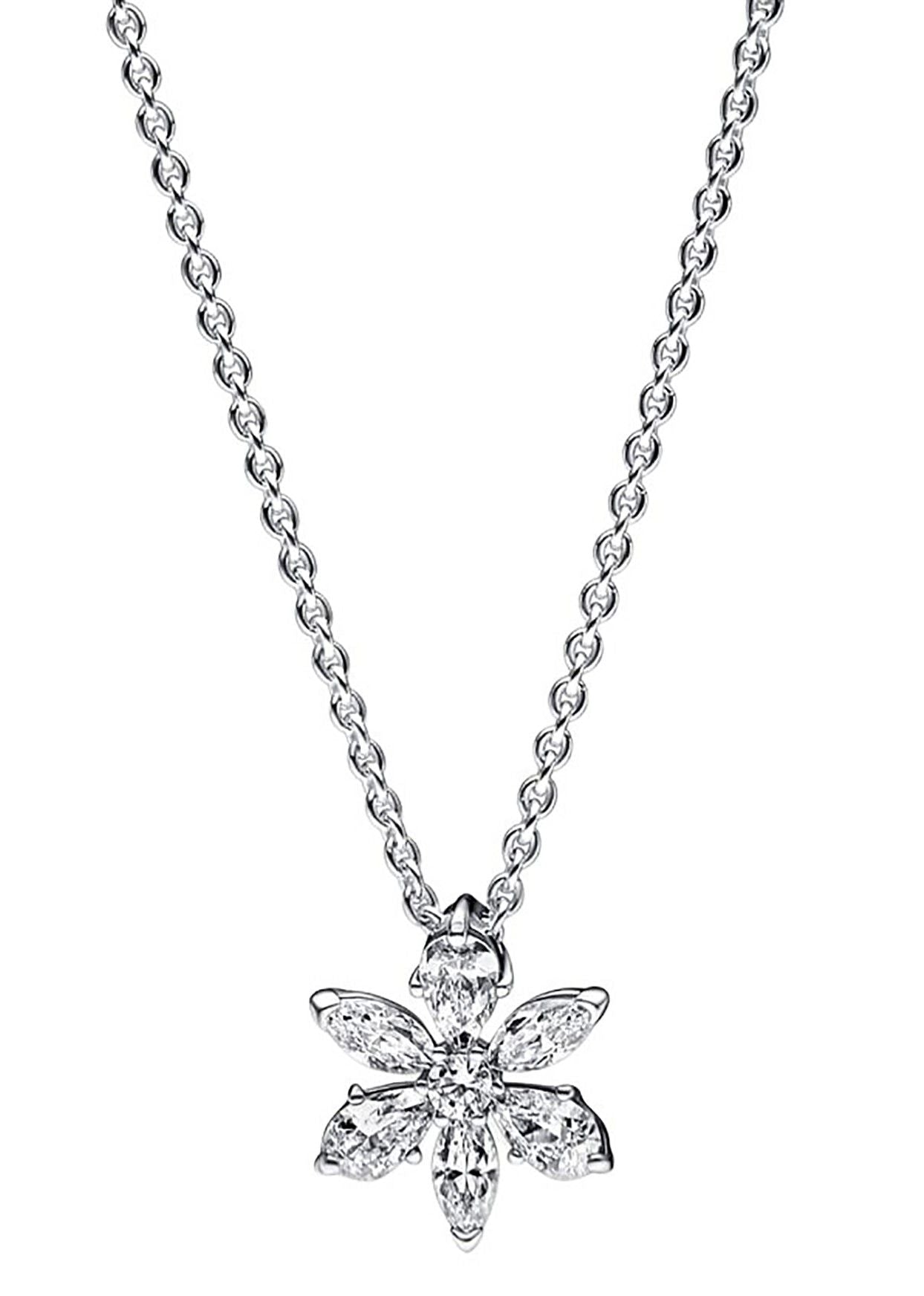 Pandora Sparkling Herbarium Cluster Pendant Necklace 392387C01 - 45 For Women - Prestige Stones