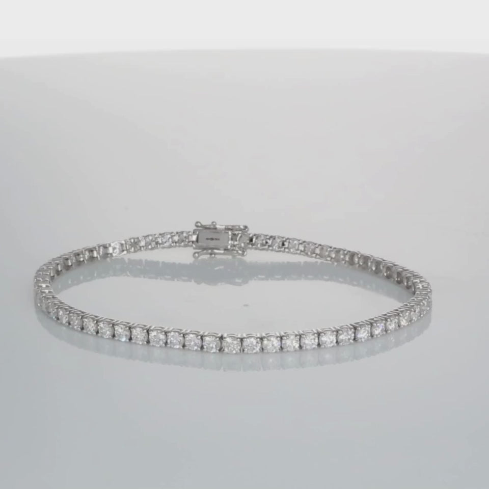 Laboratory Grown Diamond Tennis Bracelet -  2.00ct to 15.00ct - Custom Made