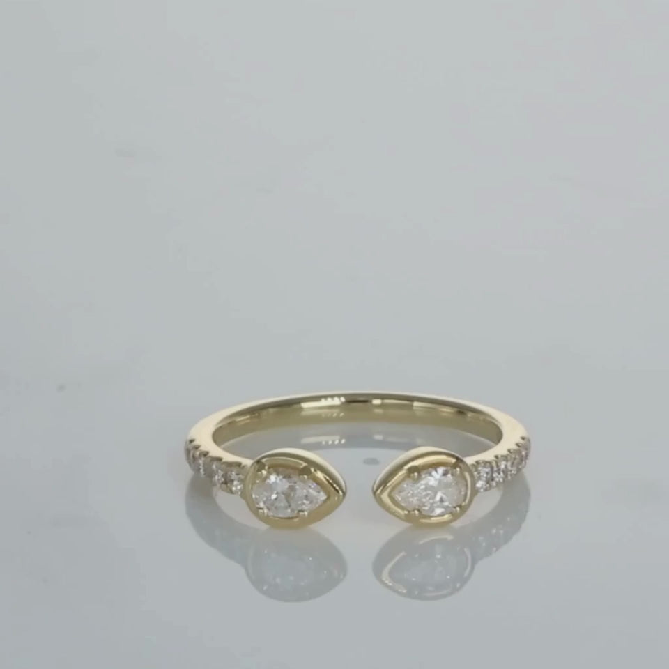 Modern Classic Diamond Statement Ring – 0.41ct (14k & 18k Gold)