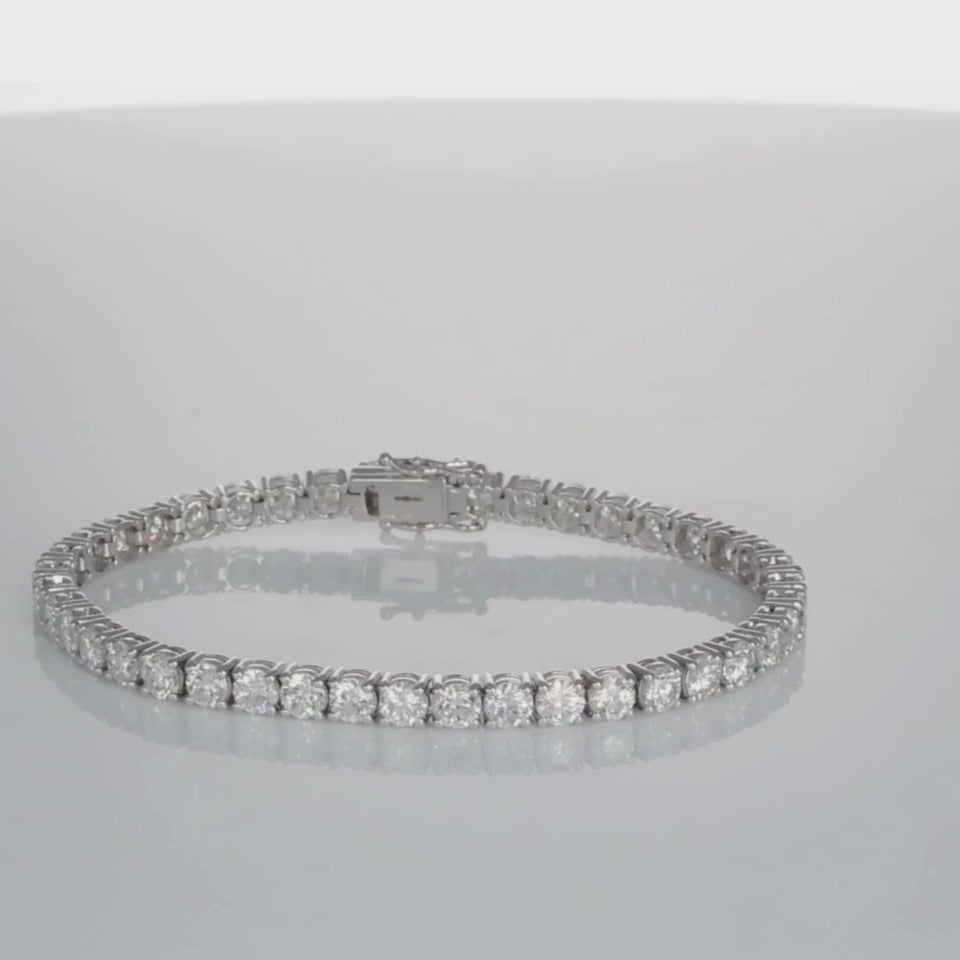 Laboratory Grown Diamond Tennis Bracelet -  2.00ct to 15.00ct - Custom Made