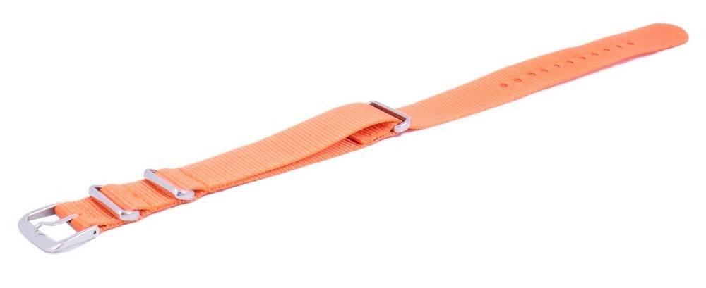Ratio Brand NATOS14 Orange Nylon Watch Strap 18mm - Prestige Stones