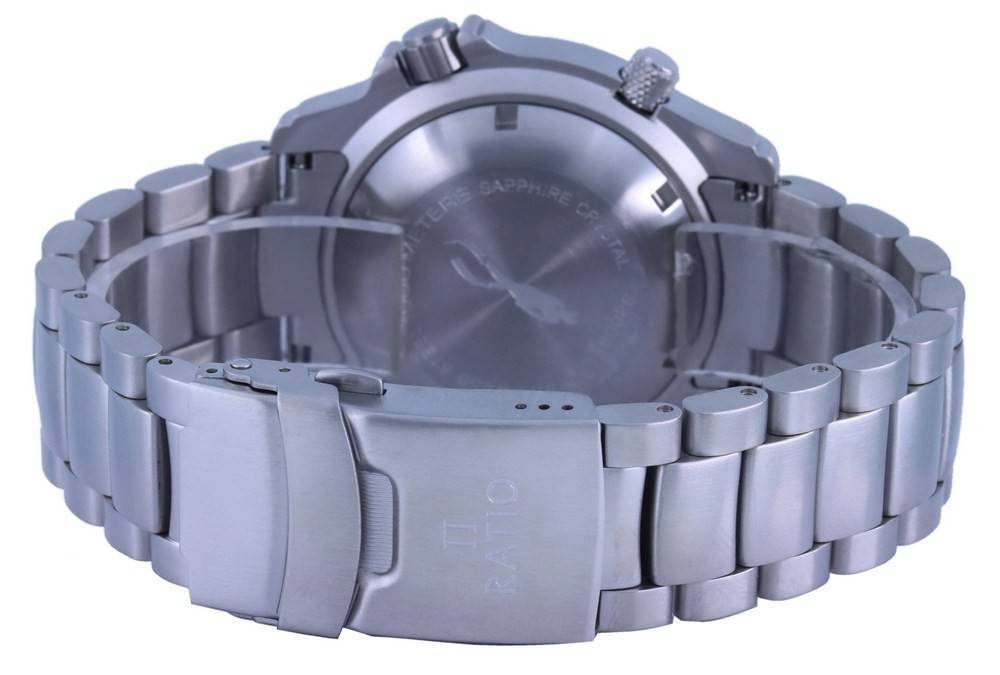 Ratio FreeDiver Helium Safe 1000M Blue Dial Stainless Steel Automatic 1066KE26 - 33VA - BLU Men's Watch - Prestige Stones