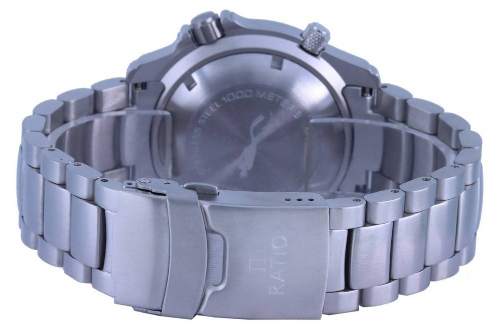 Ratio FreeDiver Helium Safe 1000M Orange Dial Stainless Steel Automatic 1066KE26 - 33VA - ORG Men's Watch - Prestige Stones