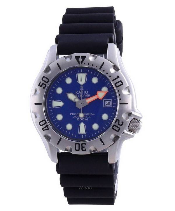 Ratio FreeDiver Professional 500M Sapphire Automatic 32BJ202A - BLU Men's Watch - Prestige Stones