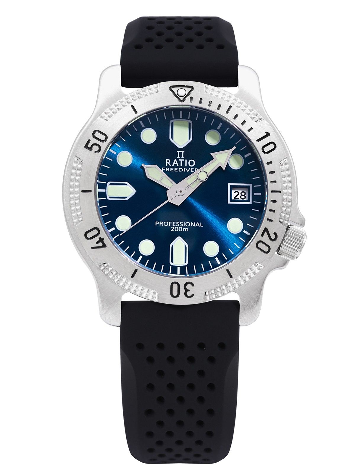 Ratio FreeDiver Professional Sapphire Blue Sunray Dial Quartz RTF023 200M Men's Watch - Prestige Stones