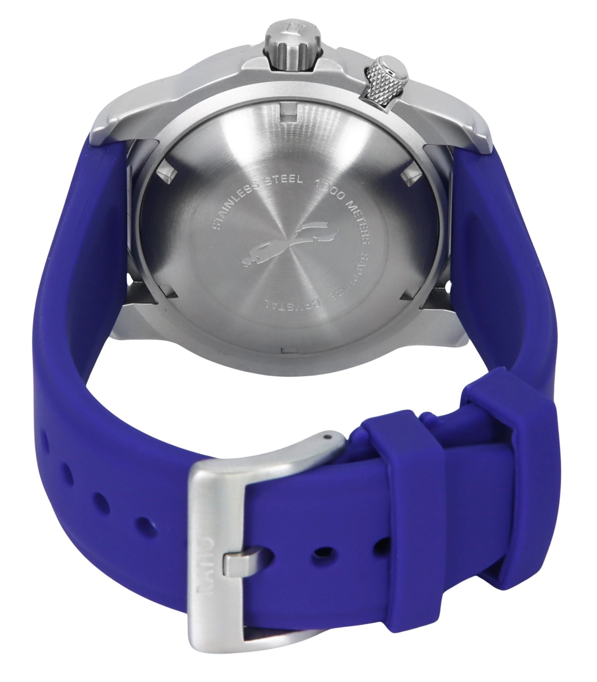 Ratio FreeDiver Version 02 Helium Safe 1000M Sapphire Automatic Blue Dial 1068HA90 - 34VA - BLU - V02 Men's Watch - Prestige Stones