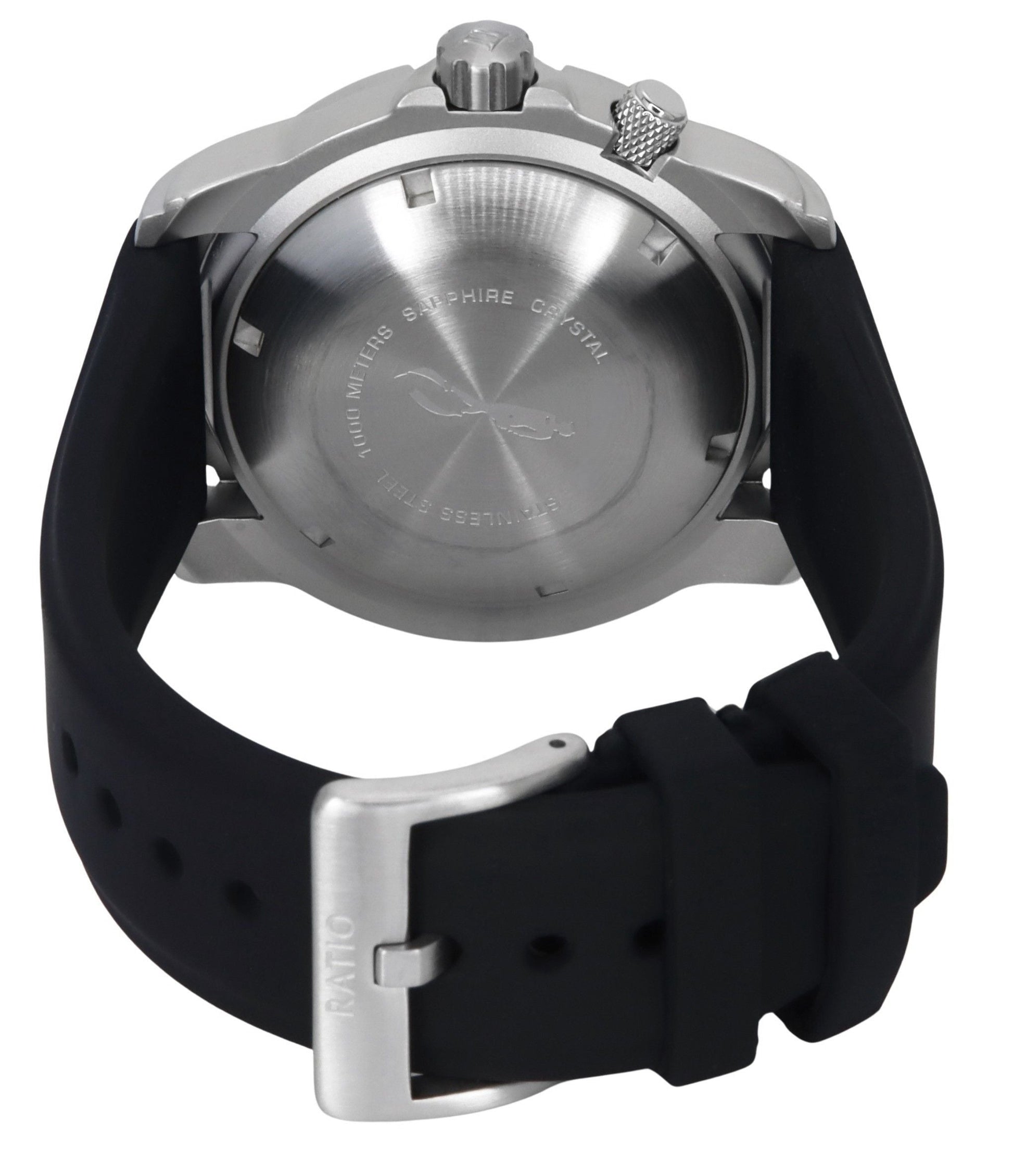 Ratio FreeDiver Version 02 Helium Safe 1000M Sapphire Automatic White Dial 1068HA90 - 34VA - WHT - V02 Men's Watch - Prestige Stones