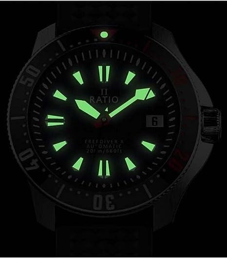 Ratio FreeDiver X Ocean Blue With Blue Ceramic Inlay Automatic RTX003 200M Men's Watch - Prestige Stones