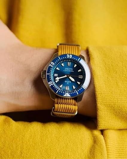Ratio FreeDiver X Ocean Blue With Blue Ceramic Inlay Automatic RTX003 200M Men's Watch - Prestige Stones