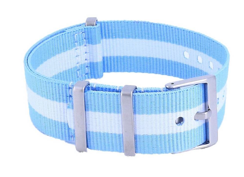 Ratio NATO24 Argentina National Flag Pattern Polyester 22mm Watch Strap - Prestige Stones