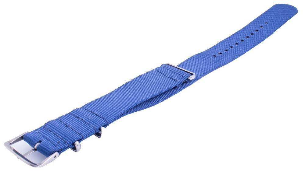 Ratio Nato8 Blue Nylon Watch Strap 22mm - Prestige Stones
